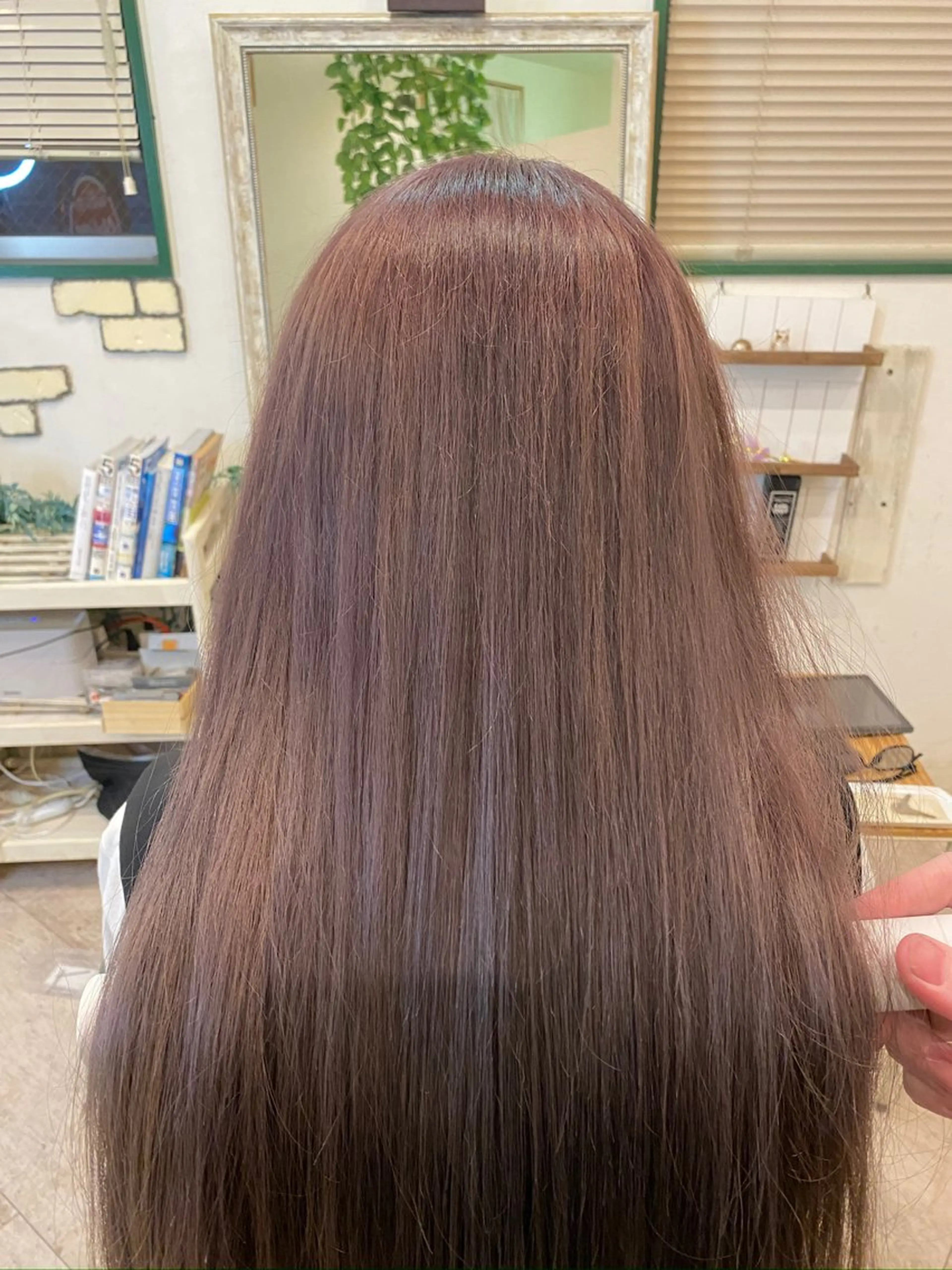 ロング カラー ブリーチ ラベンダーカラー ピンクカラー ピンクラベンダー 石塚 万葉のその他イメージ