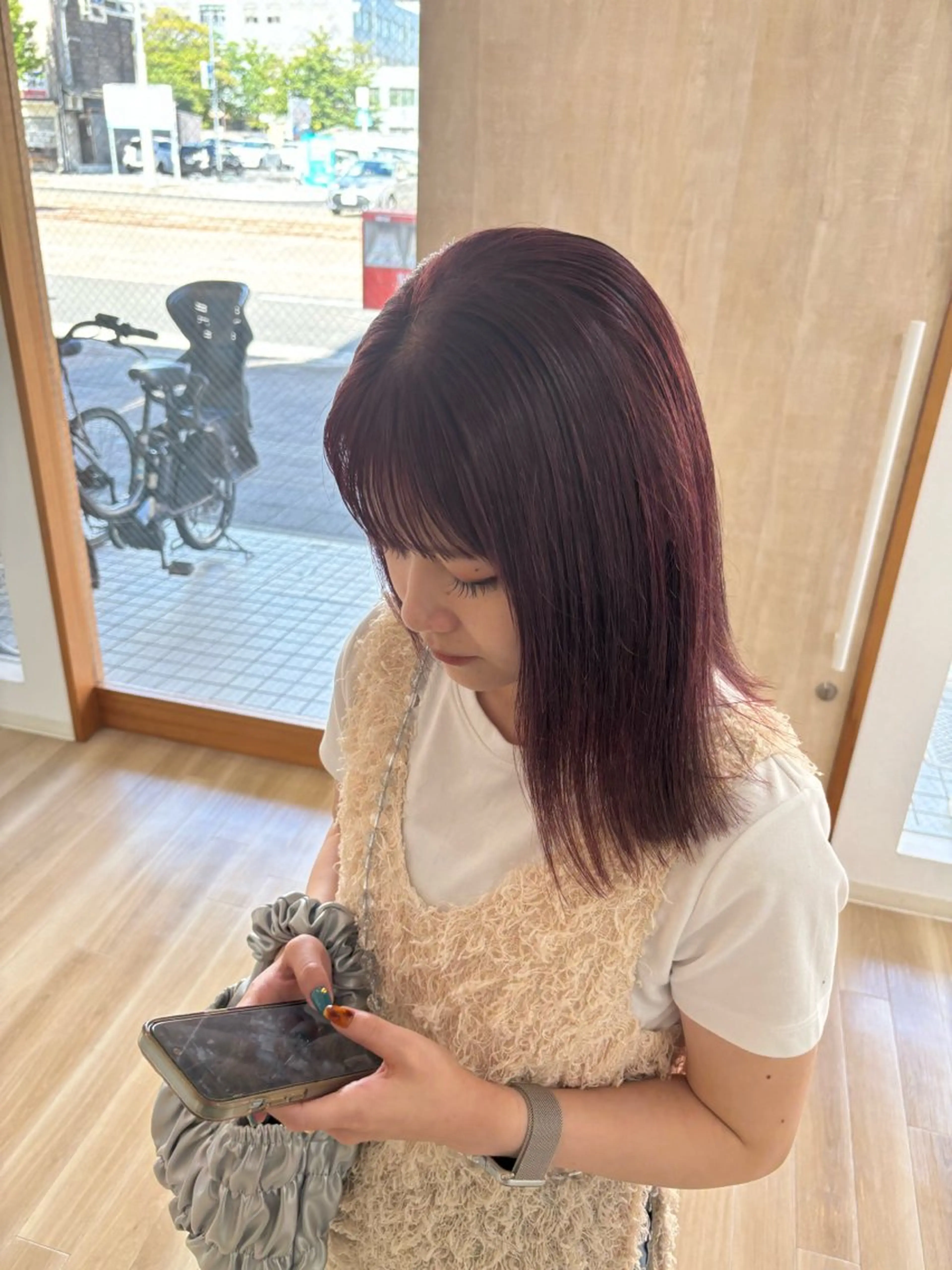 ミディアム 『大西　陸』 透明感color🔆のヘアスタイル