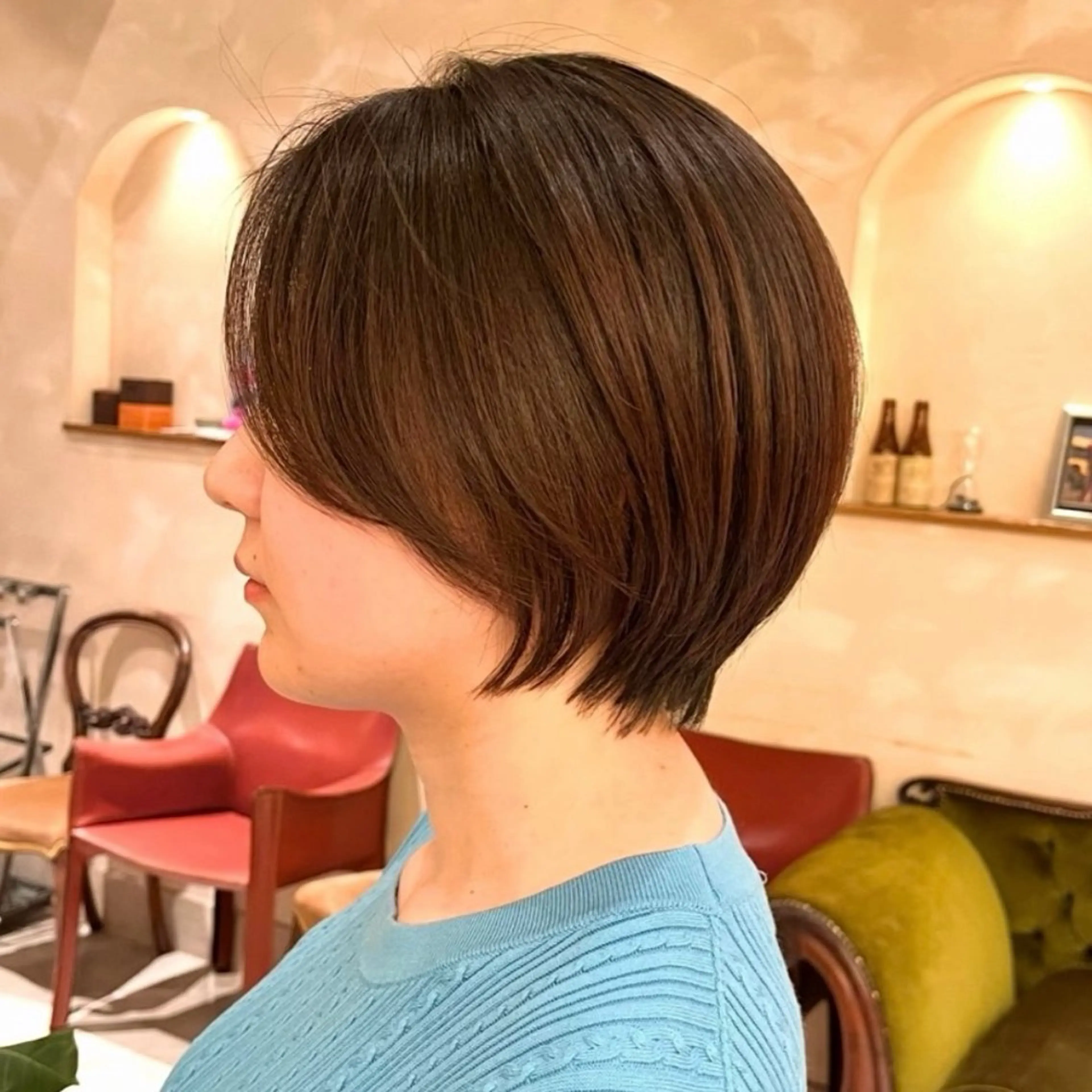 ショート ショートヘア 小顔カット ショートカット / 銀座/ 青山莉奈のヘアスタイル