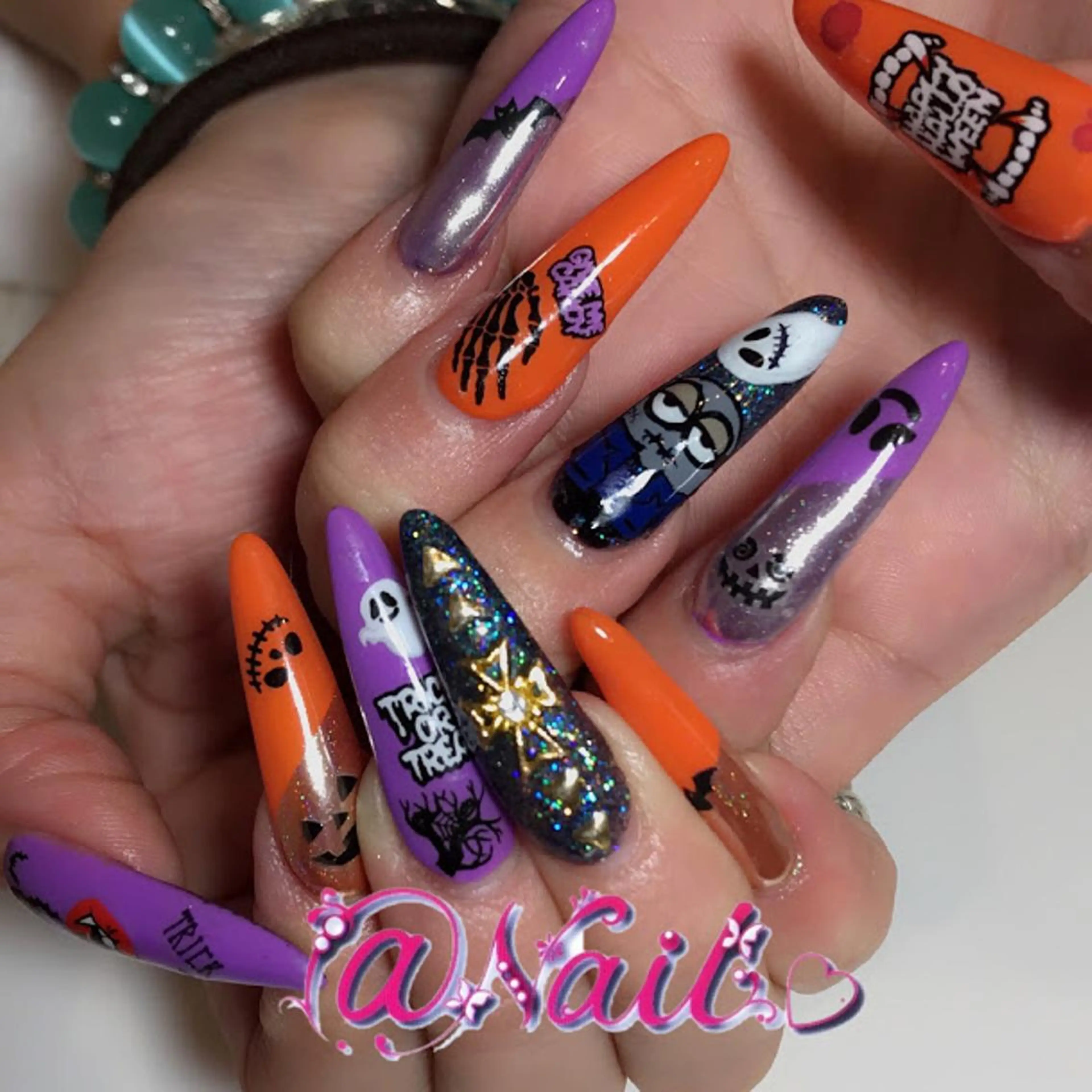 ネイル 小尾 栞のネイルデザイン