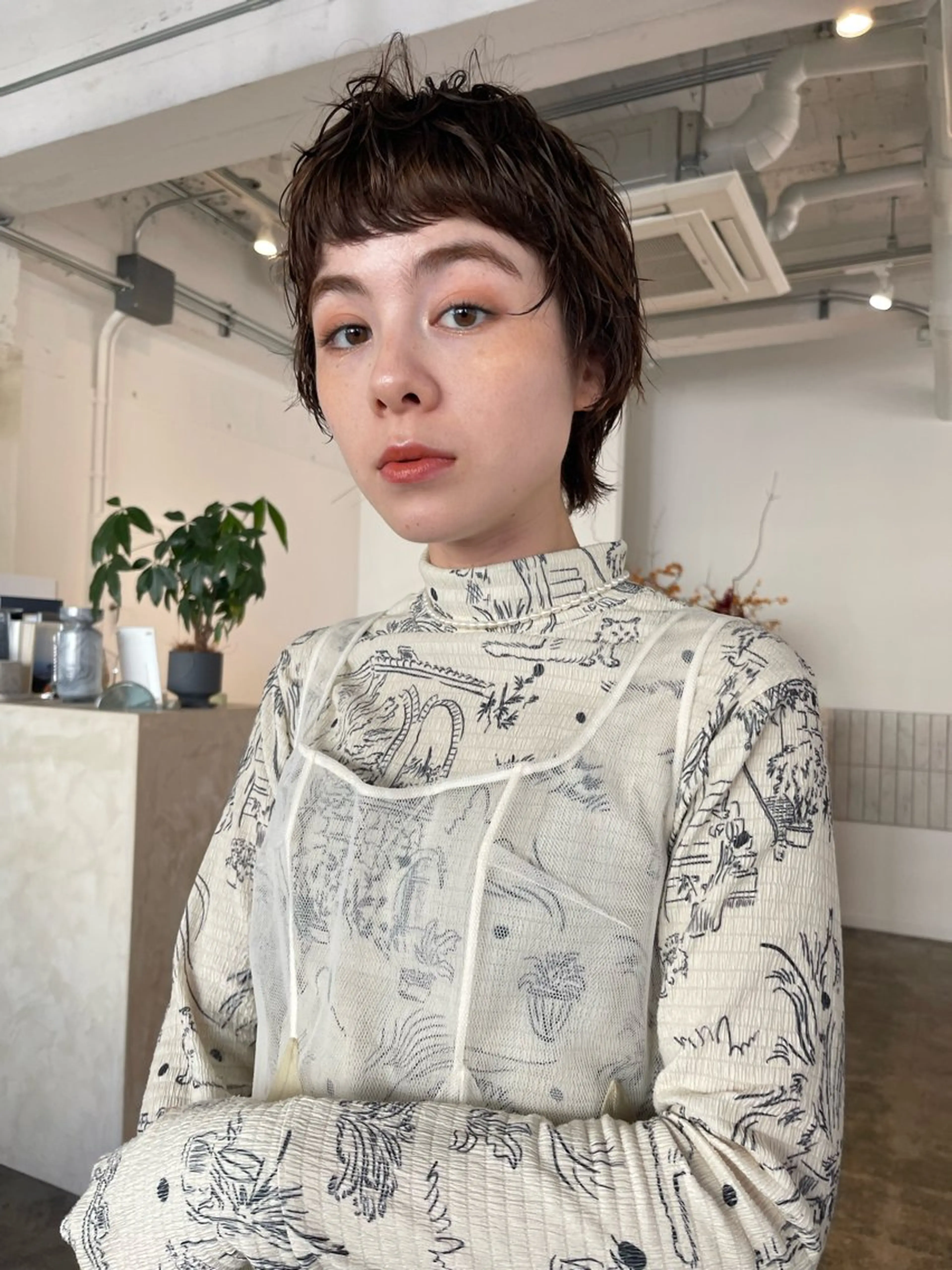 ショート Terve.野崎 真里奈のヘアスタイル