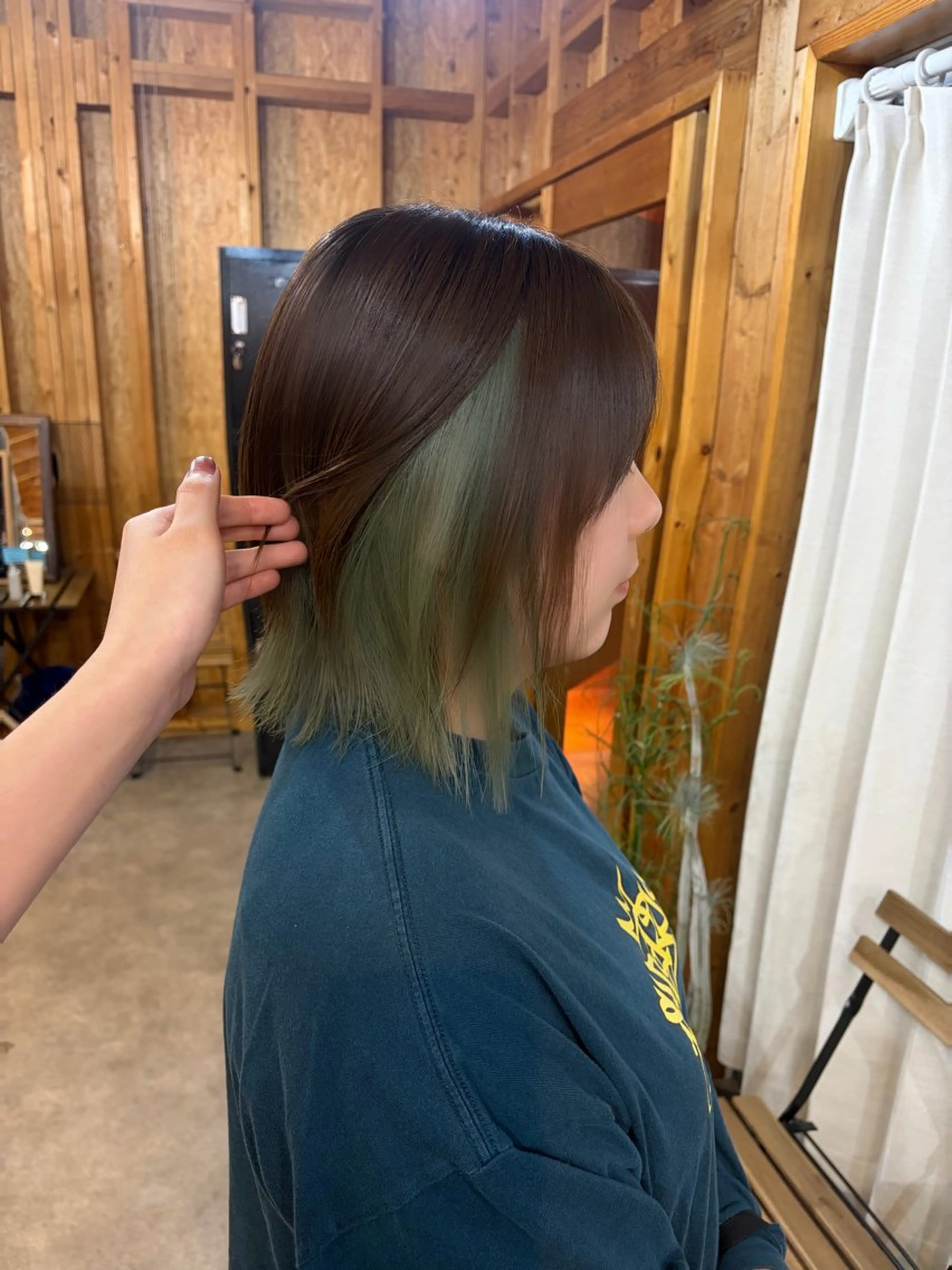 【4月限定クーポン🦢】ダブルカラーorインナーカラー(韓国式水Tr付き)🍊リタッチも可◎の写真