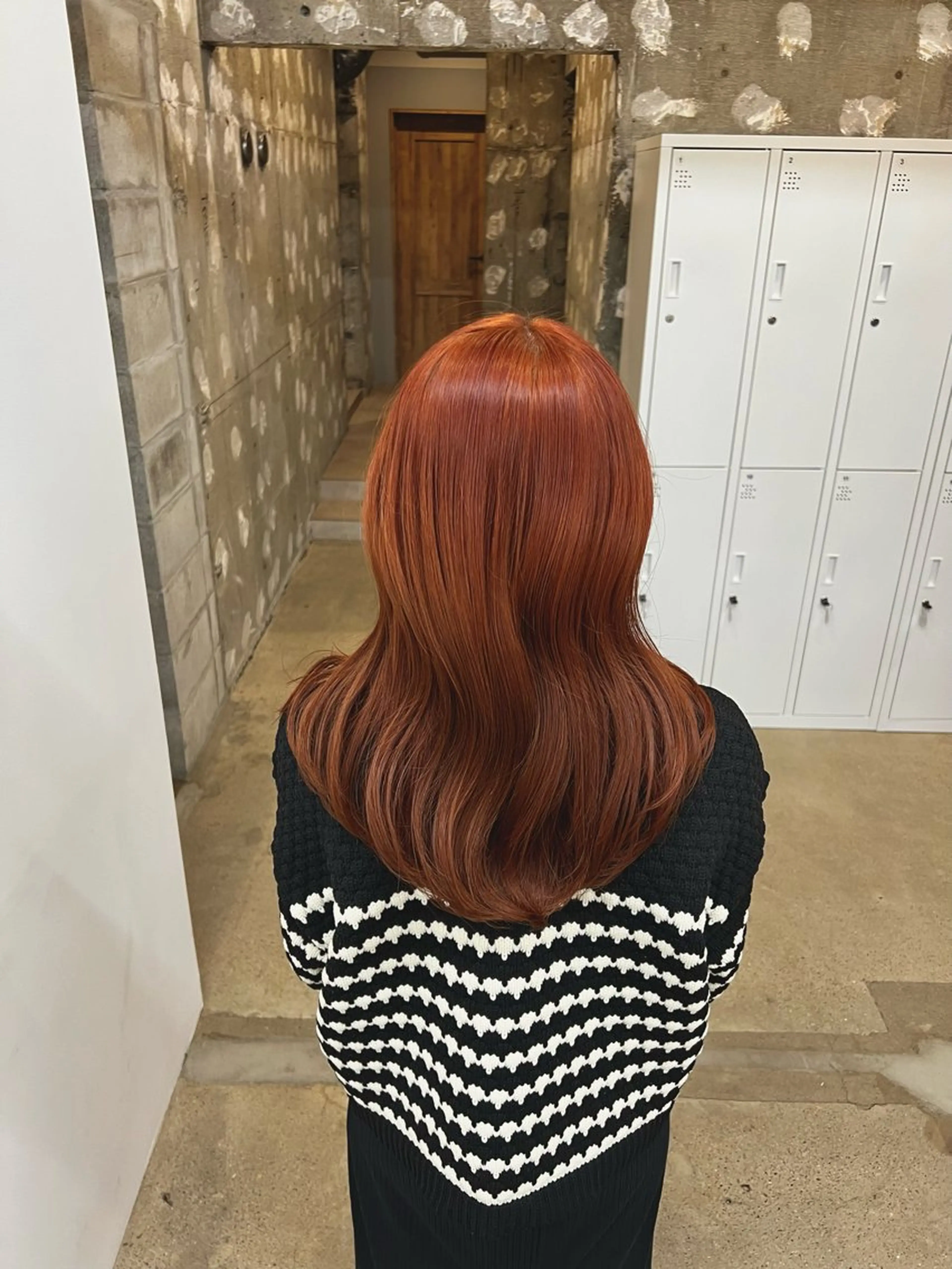 ロング カラー オレンジ カット ヘアカラー fit /HONOKAのヘアスタイル