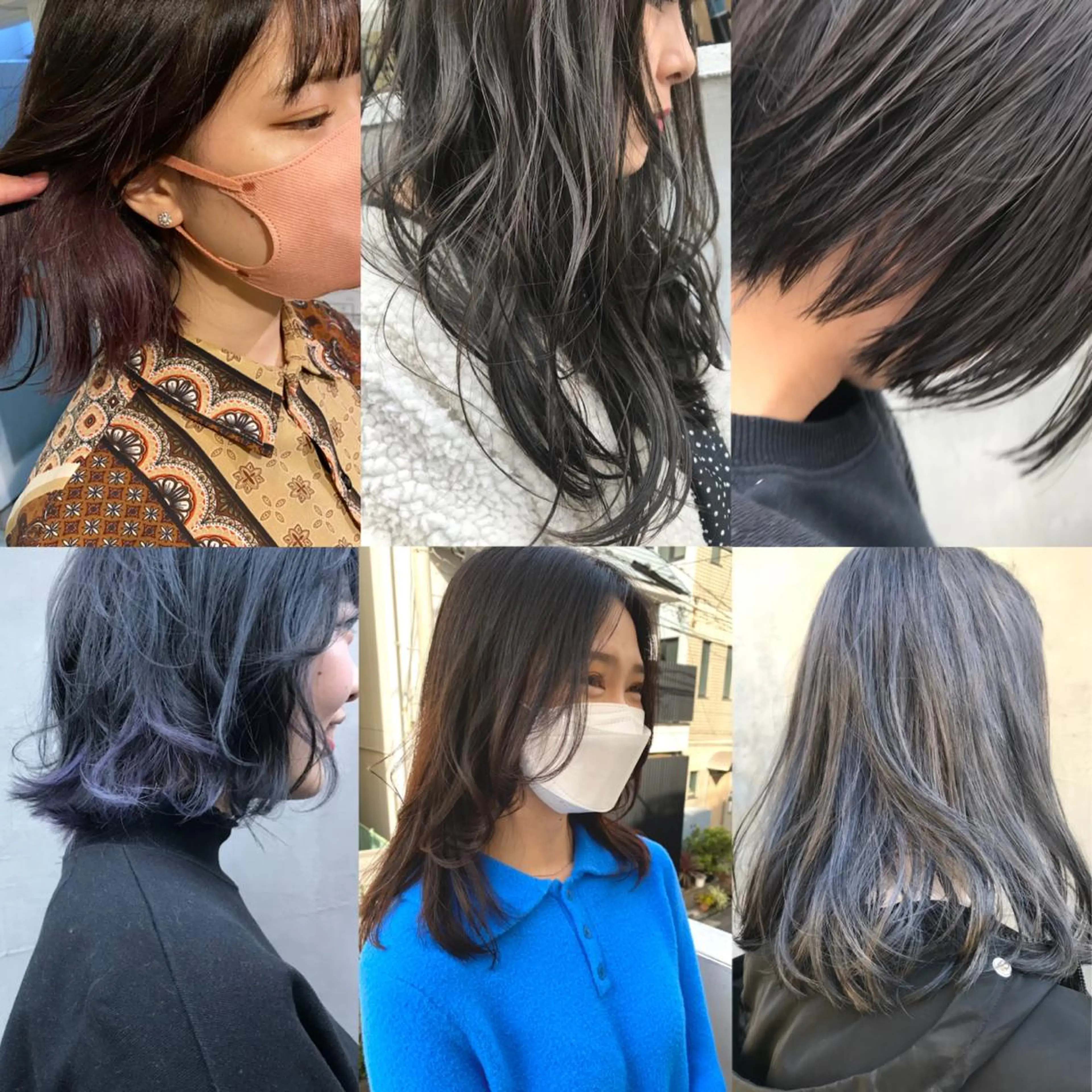 ミディアム カラー パーマ 口コミ150件超え 💬☘️笹岡航太のヘアスタイル