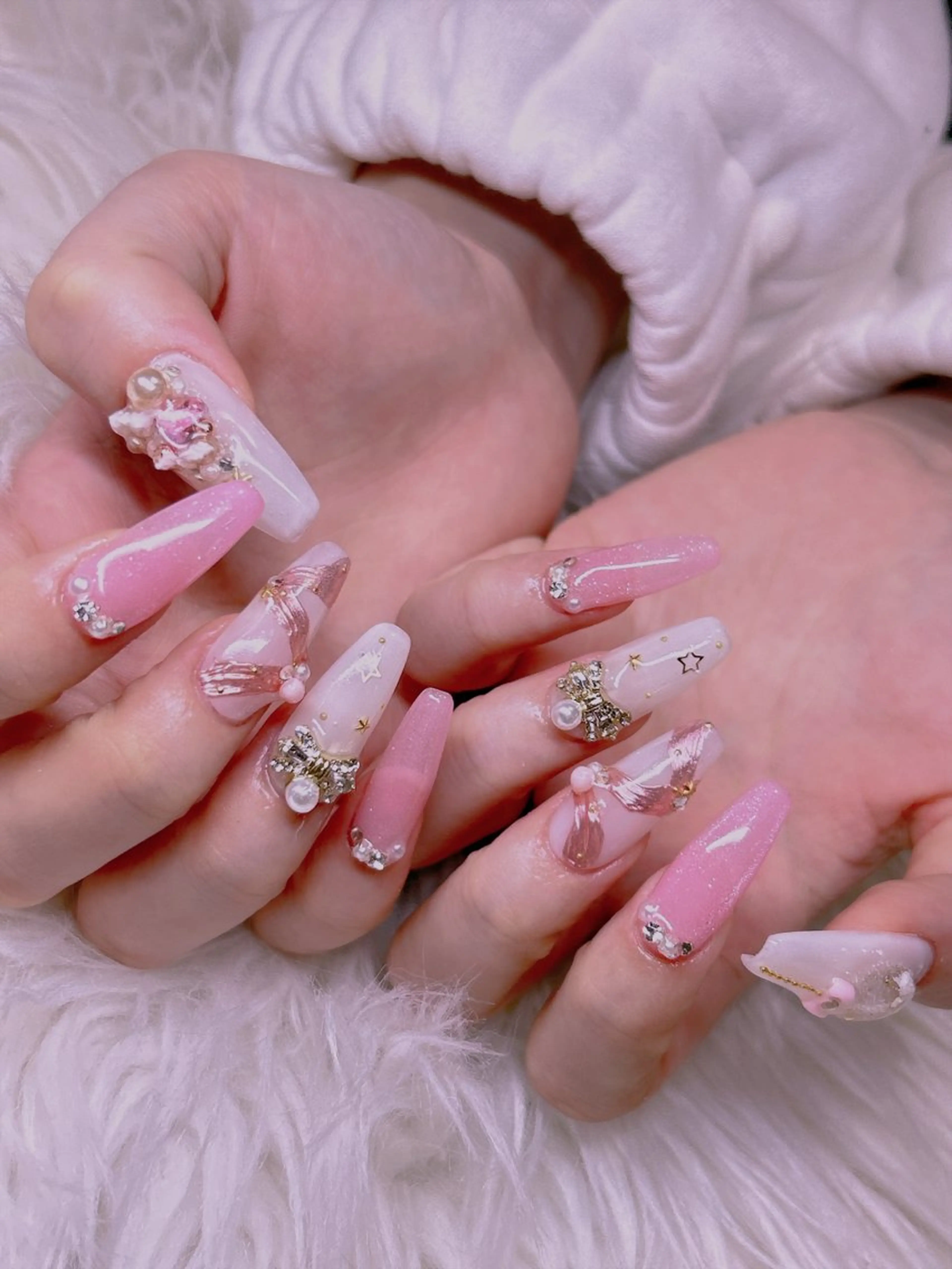 ネイル ハンドネイル 長さだし専門店 M2　rikaのネイルデザイン