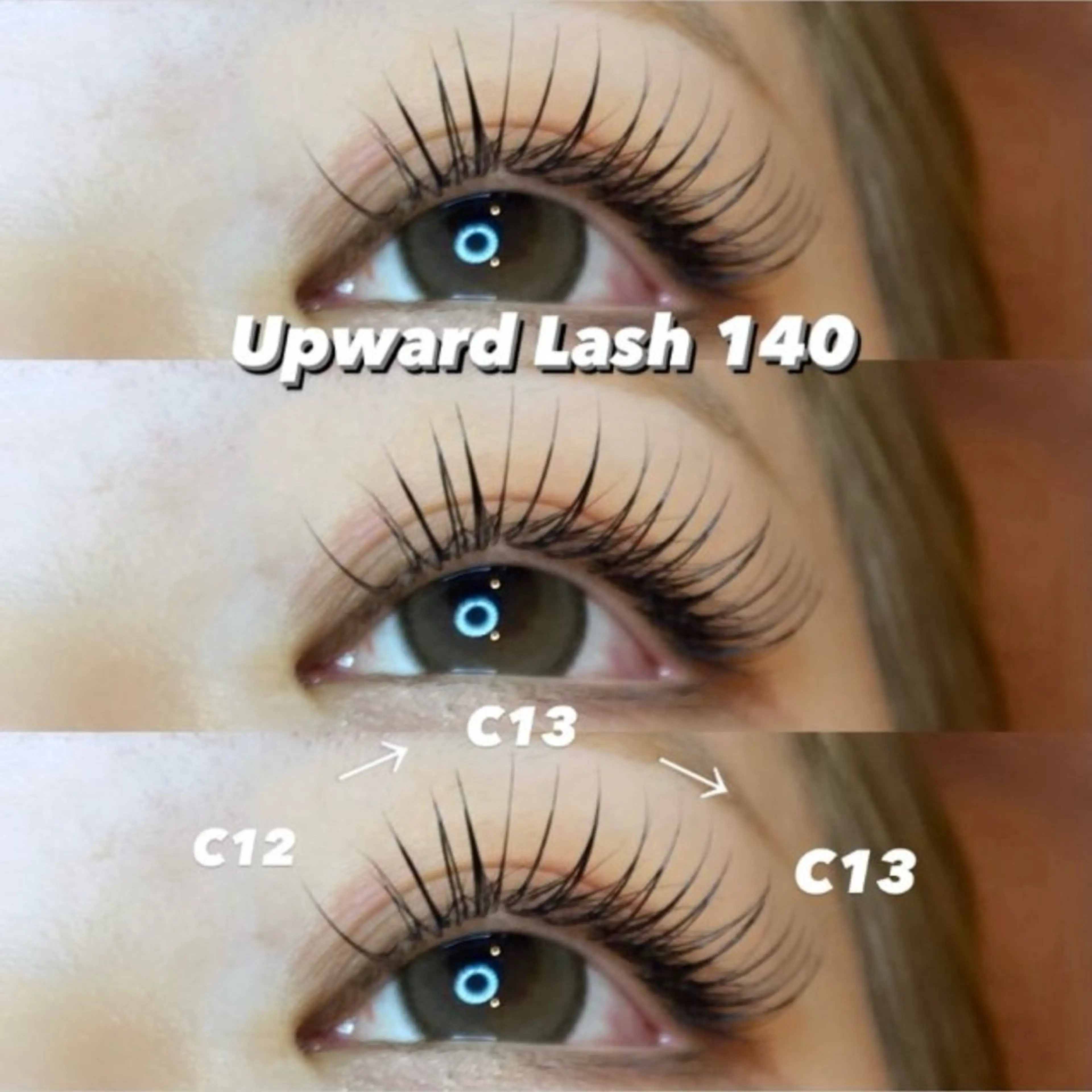 🤍✨パリエク風マツエク✨🤍アップワードラッシュ100本〜/オフ・コーティング付の写真