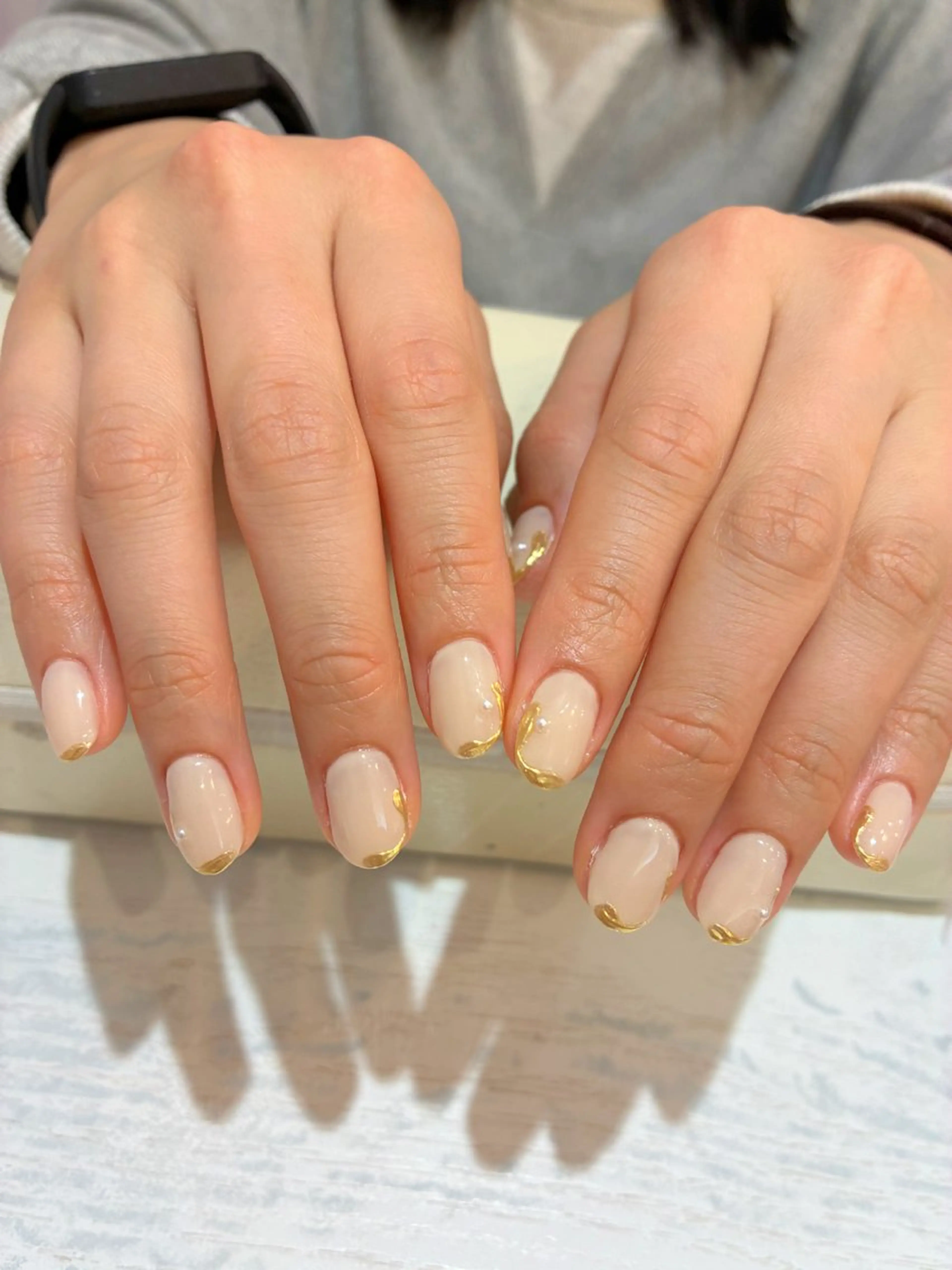 ネイル アートネイル シンプルネイル Nest 岩崎のネイルデザイン