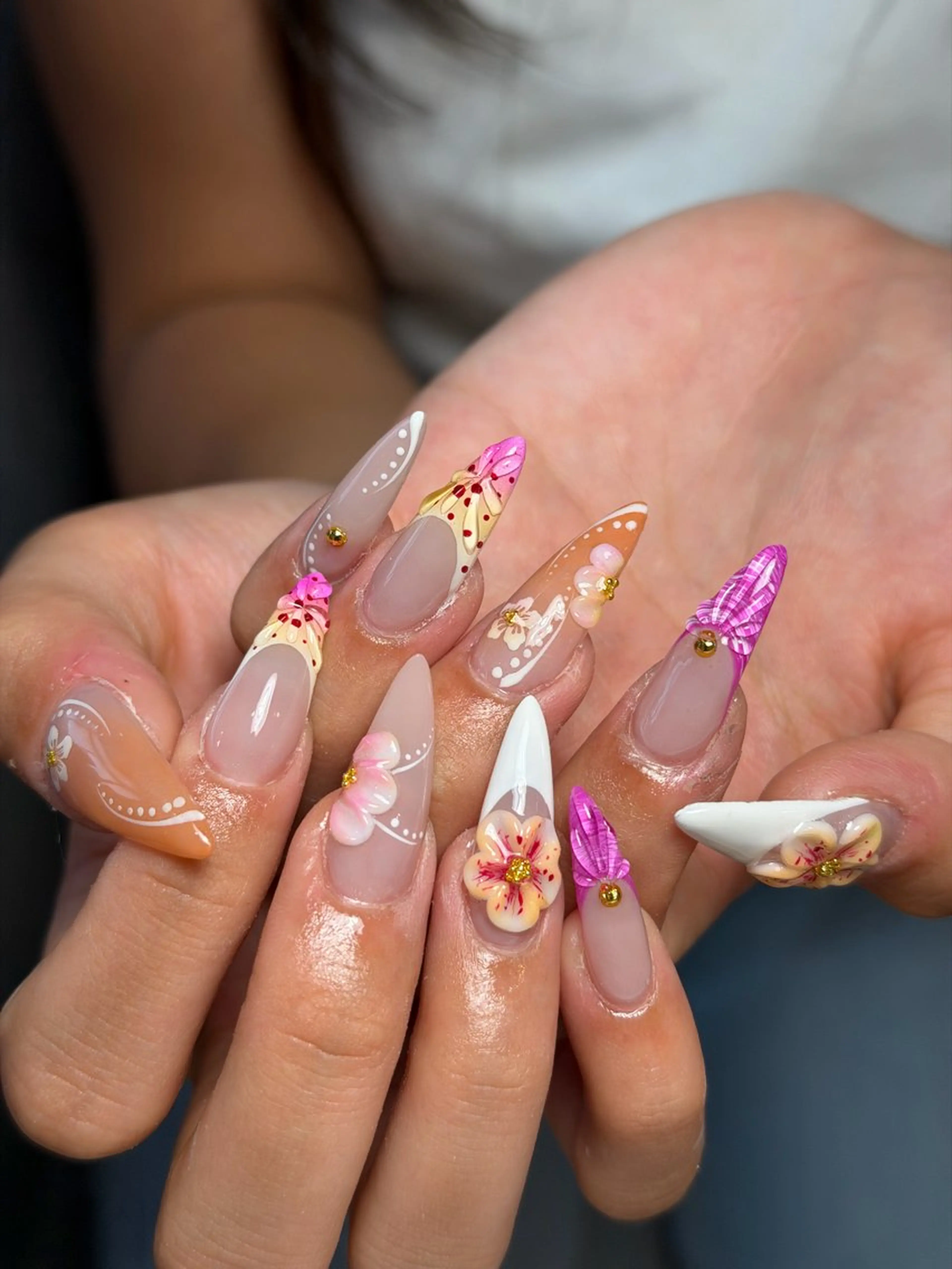 ネイル 韓国ネイル シンプルネイル ワンホンネイル ハンドネイル CoMo Nailのネイルデザイン