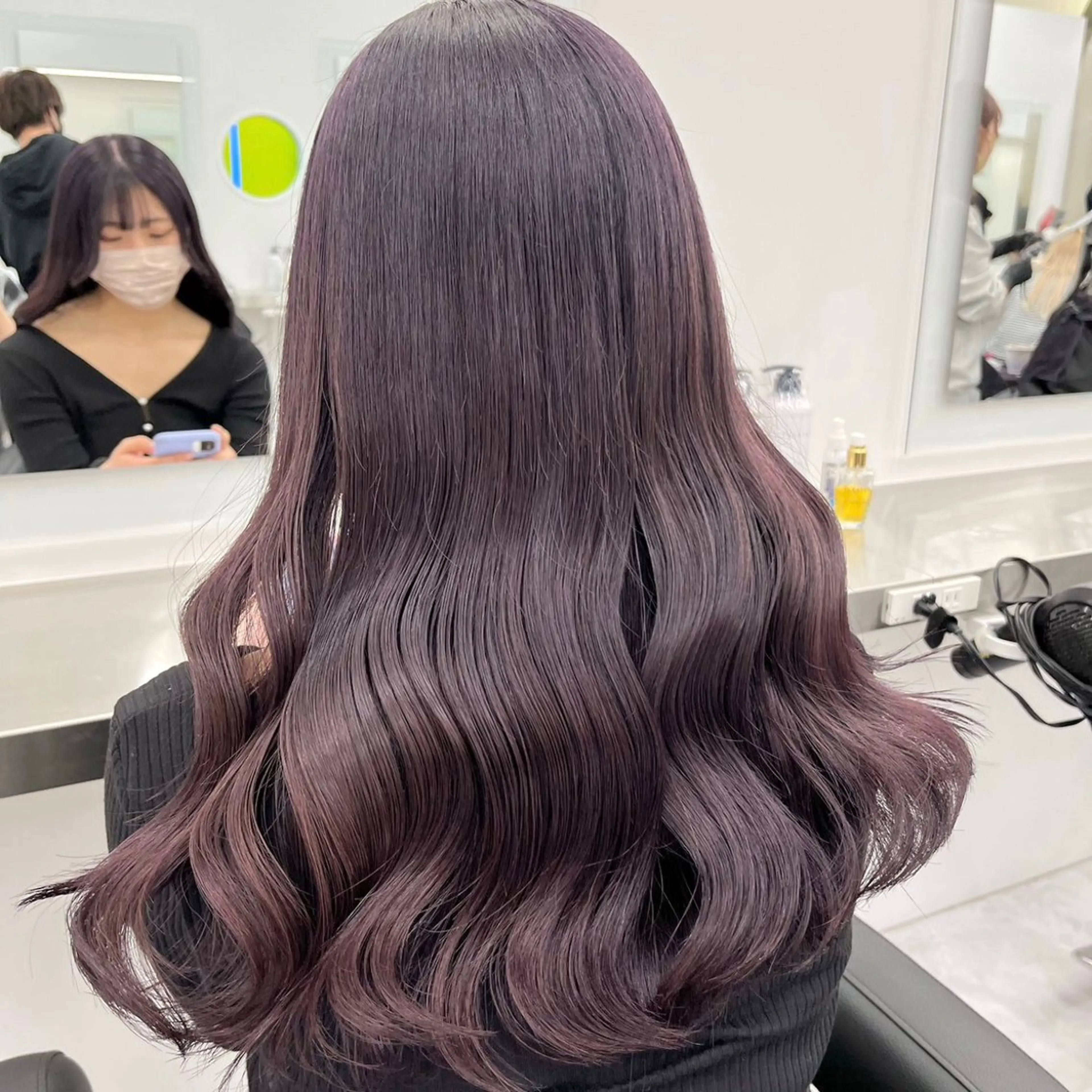 ロング カラー ヘアアレンジ 縮毛矯正🤍 盛れるボブ/ひかりのヘアスタイル