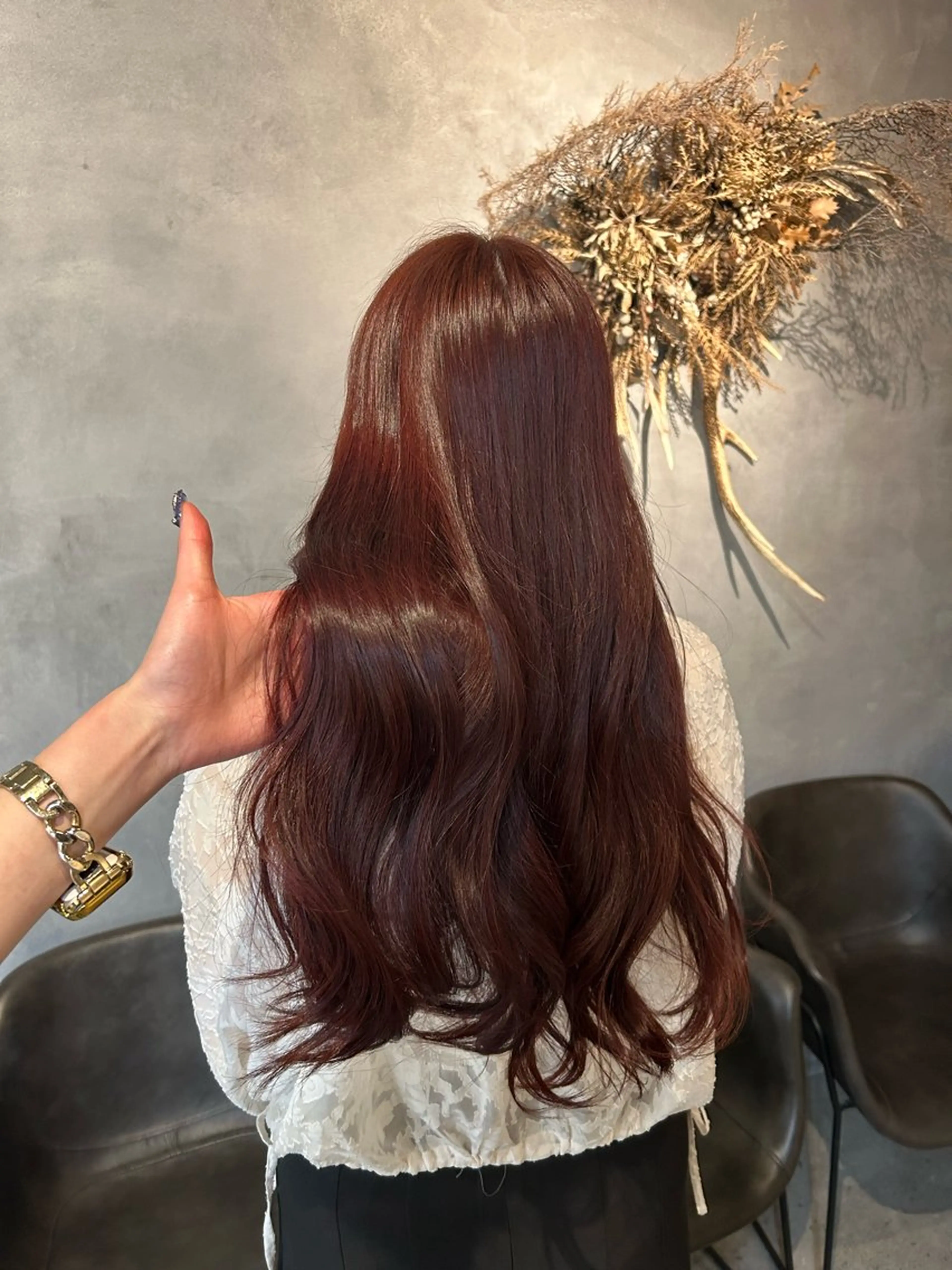 ロング カラー カット ヘアカラー 野田阪神/暖色カラー Kairi🐬のヘアスタイル