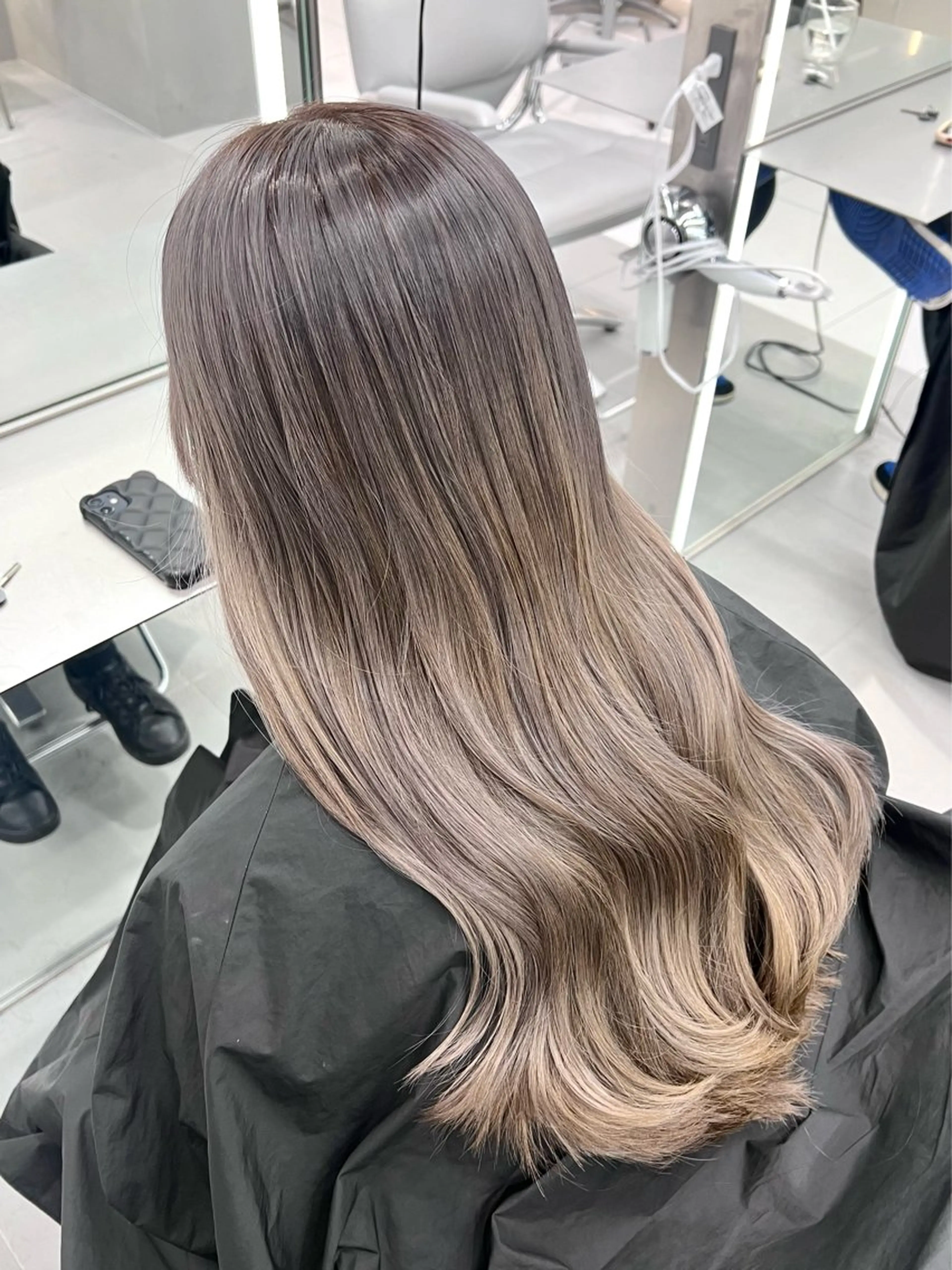 ロング カラー ヘアカラー トリートメント ヘッドスパ 🌈 YUUNA🌈のヘアスタイル