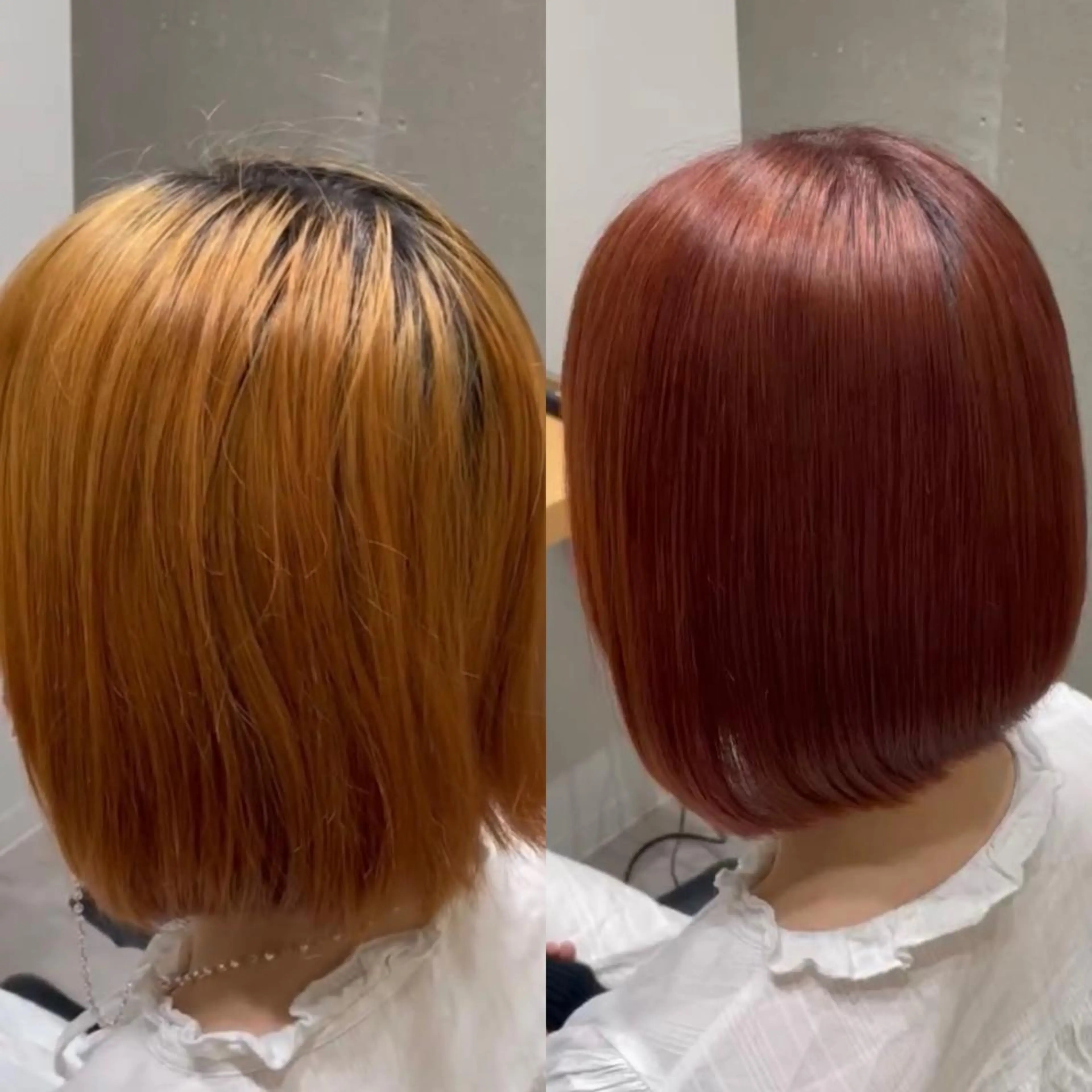 ミディアム カラー 透明感カラー イルミナカラー ピンクカラー ピンクパープル パープルカラー ヘアカラー 髪質改善ヘアケア 艶髪特化/上田のヘアスタイル