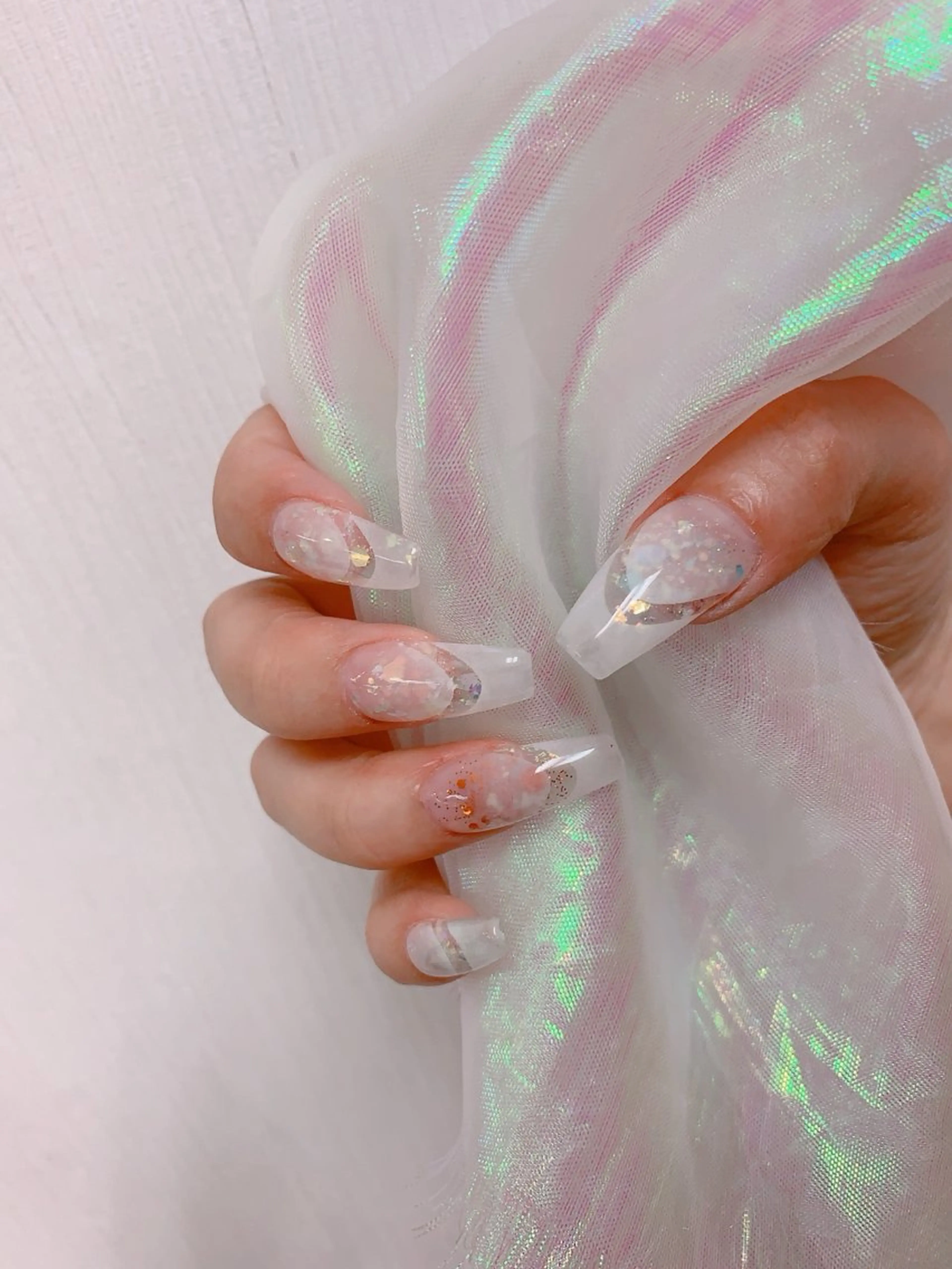 ネイル アートネイル クリアネイル フラッシュネイル フットネイル フレンチネイル インフィニティ ネイルサロンのネイルデザイン