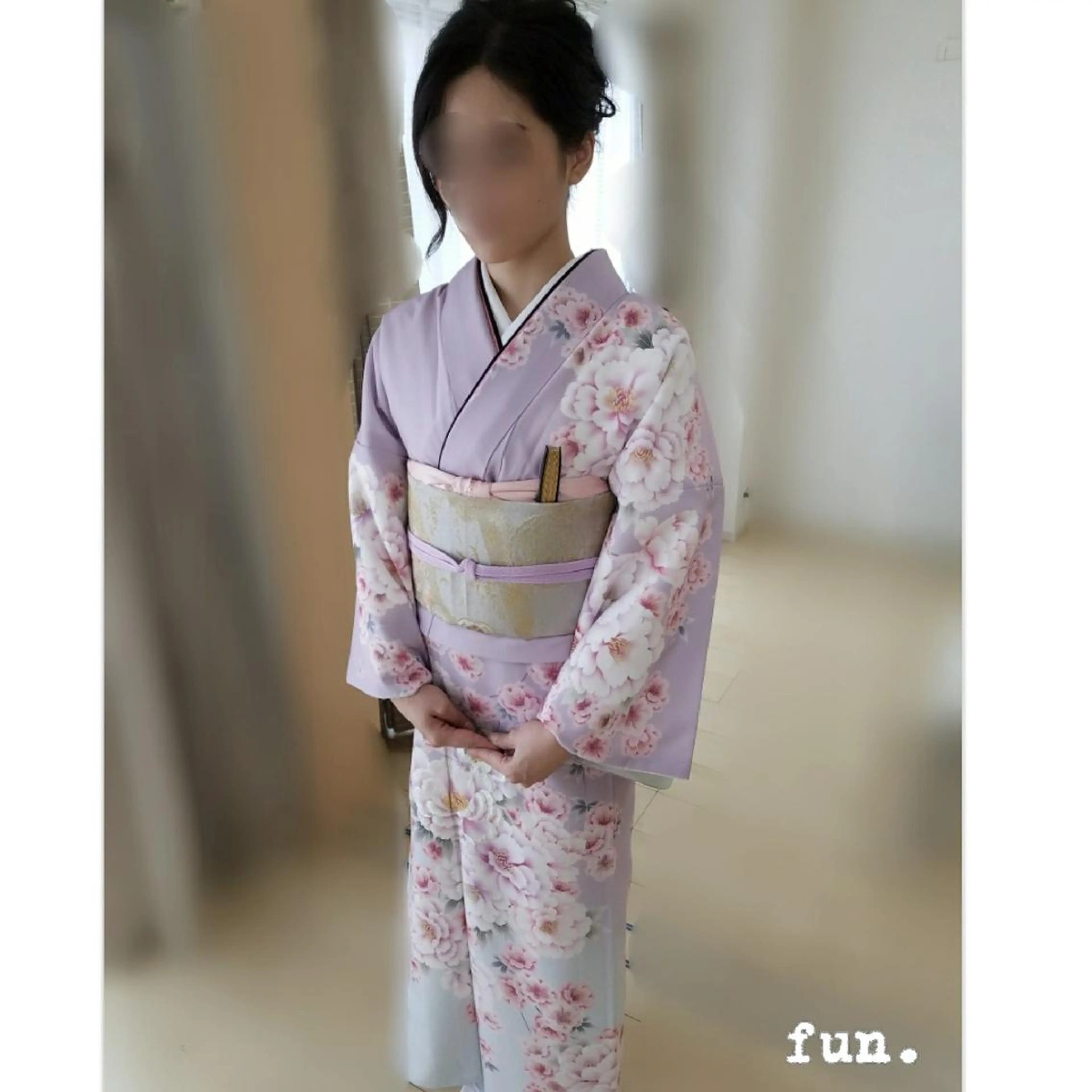 着付け＆ヘアセット5500円​〜​8500（着物によって料金変動あり）の写真