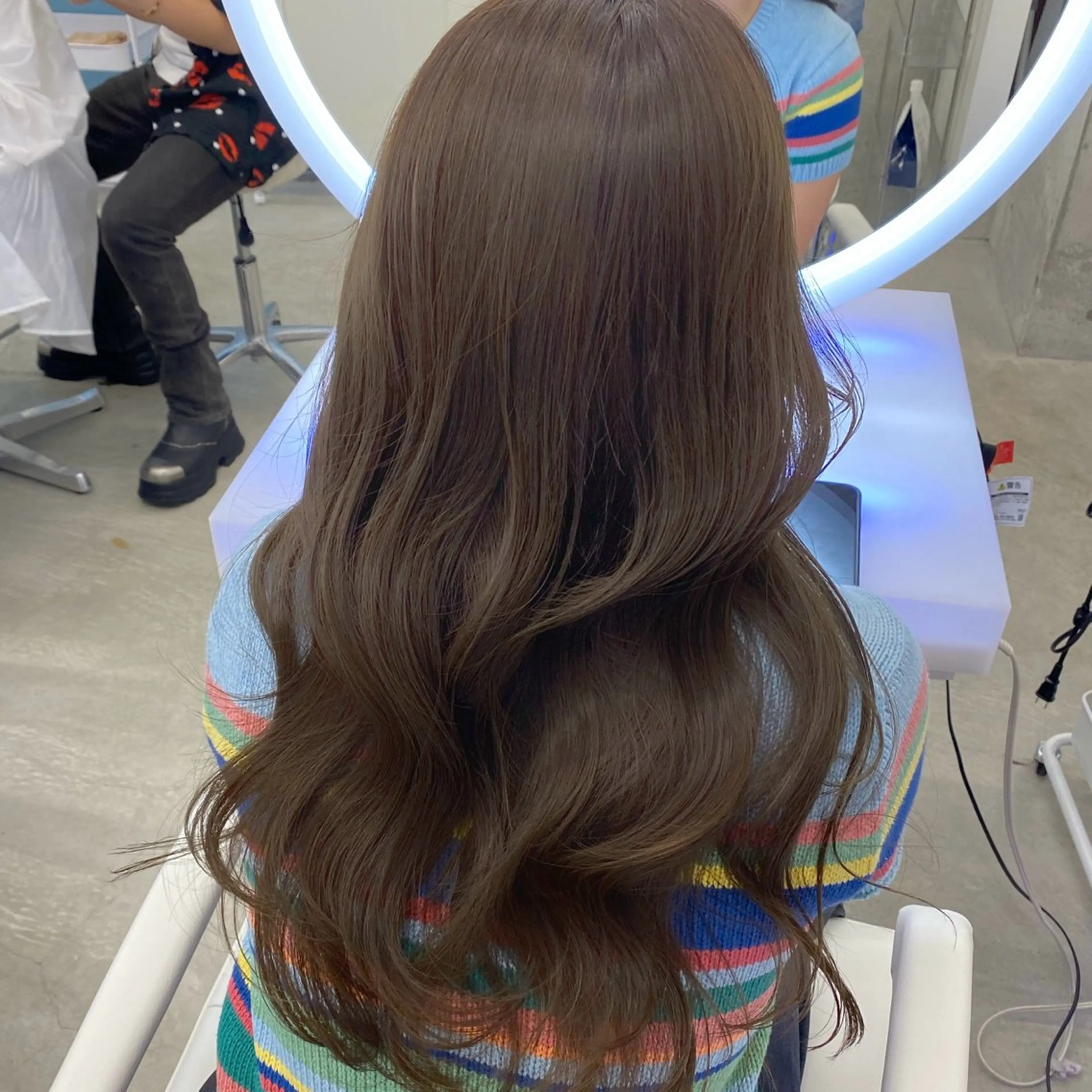 ロング カット ヘアカラー トリートメント 韓国レイヤー/透明感 カラー🦋mioのヘアスタイル