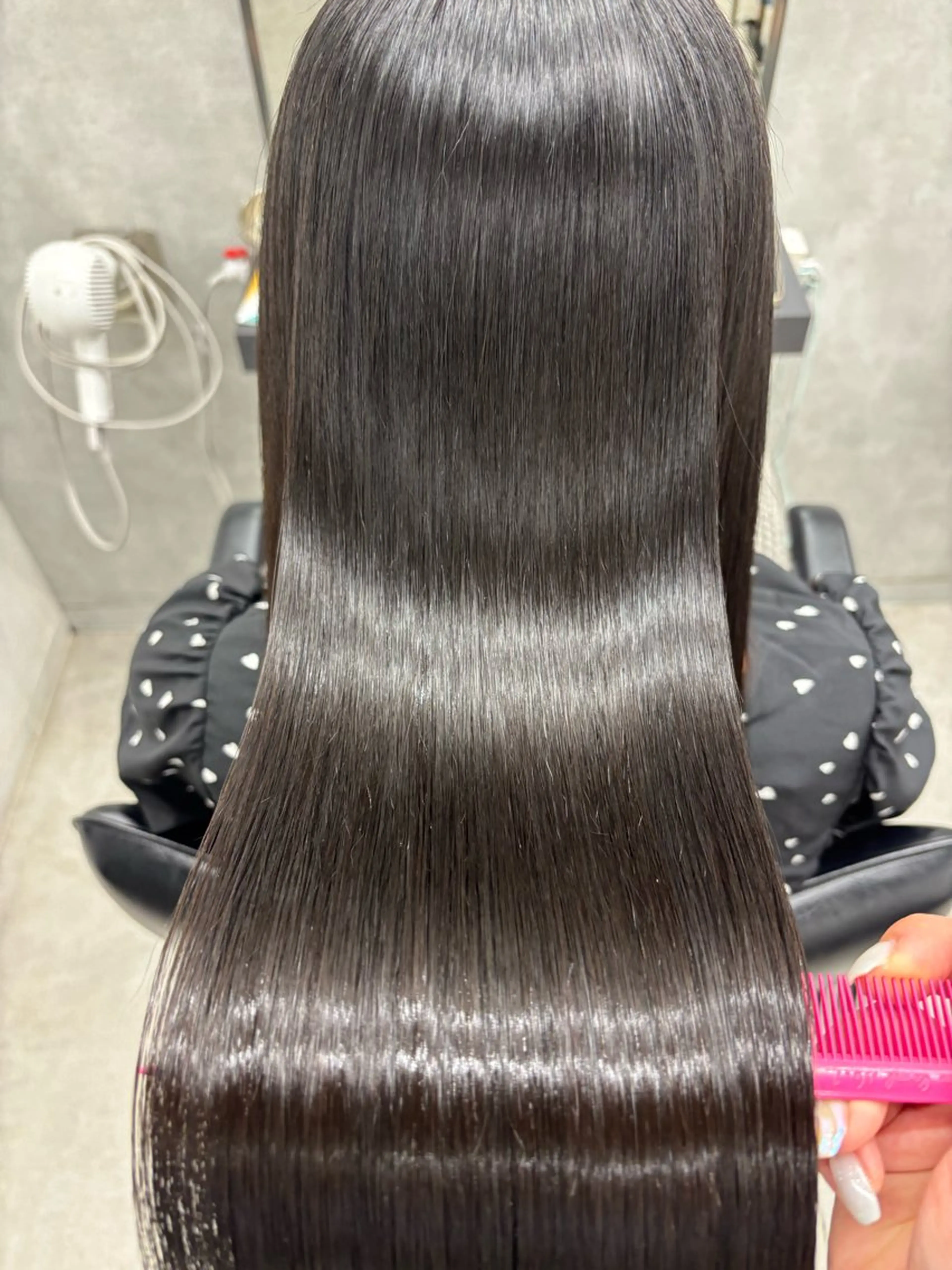 ロング 髪質改善 縮毛矯正 すぐ巻ける縮毛矯正 🍀勝倉　麗のヘアスタイル