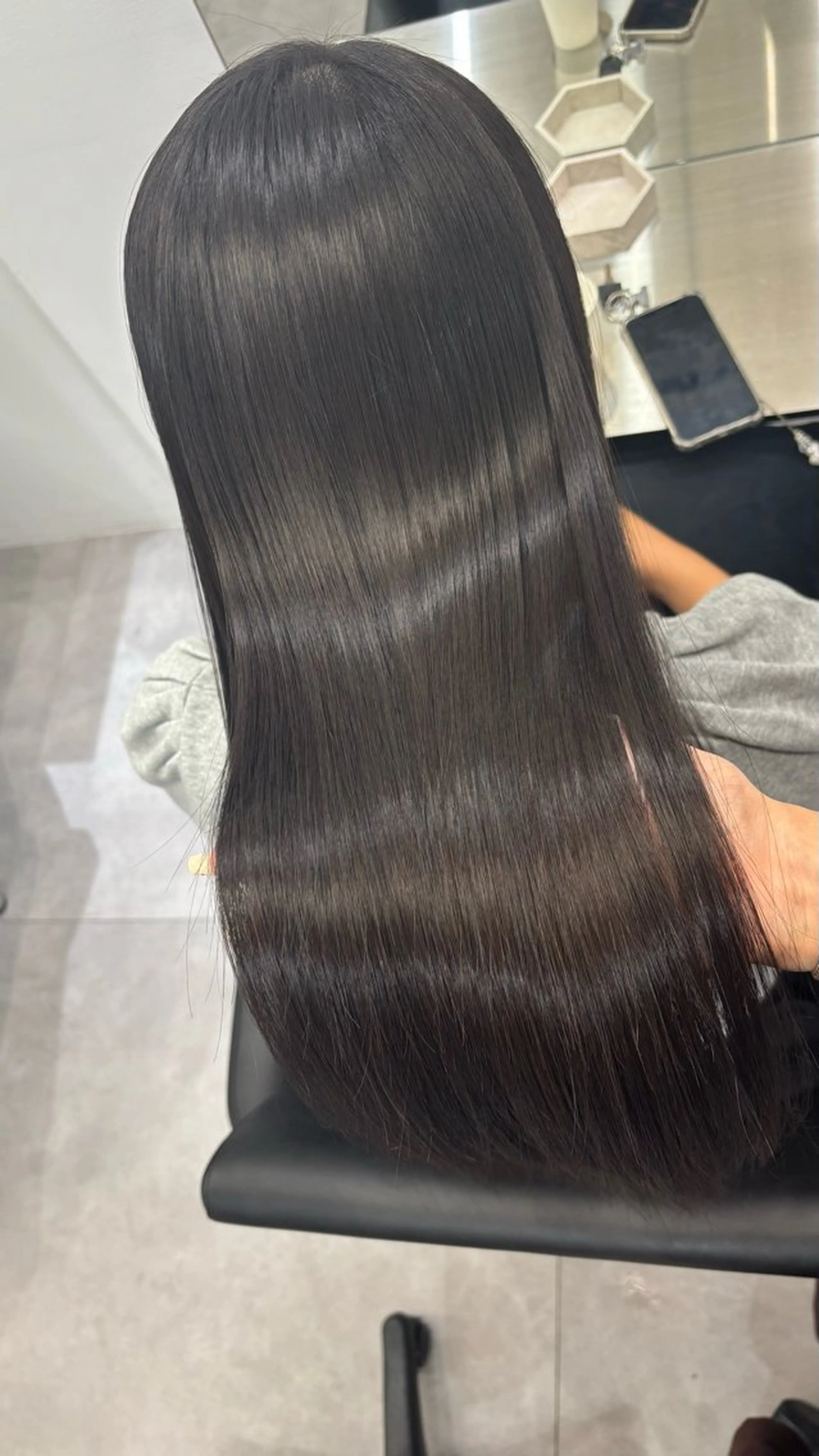 ロング カラー 髪質改善 縮毛矯正 巻ける縮毛矯正 Sachi🐰のヘアスタイル