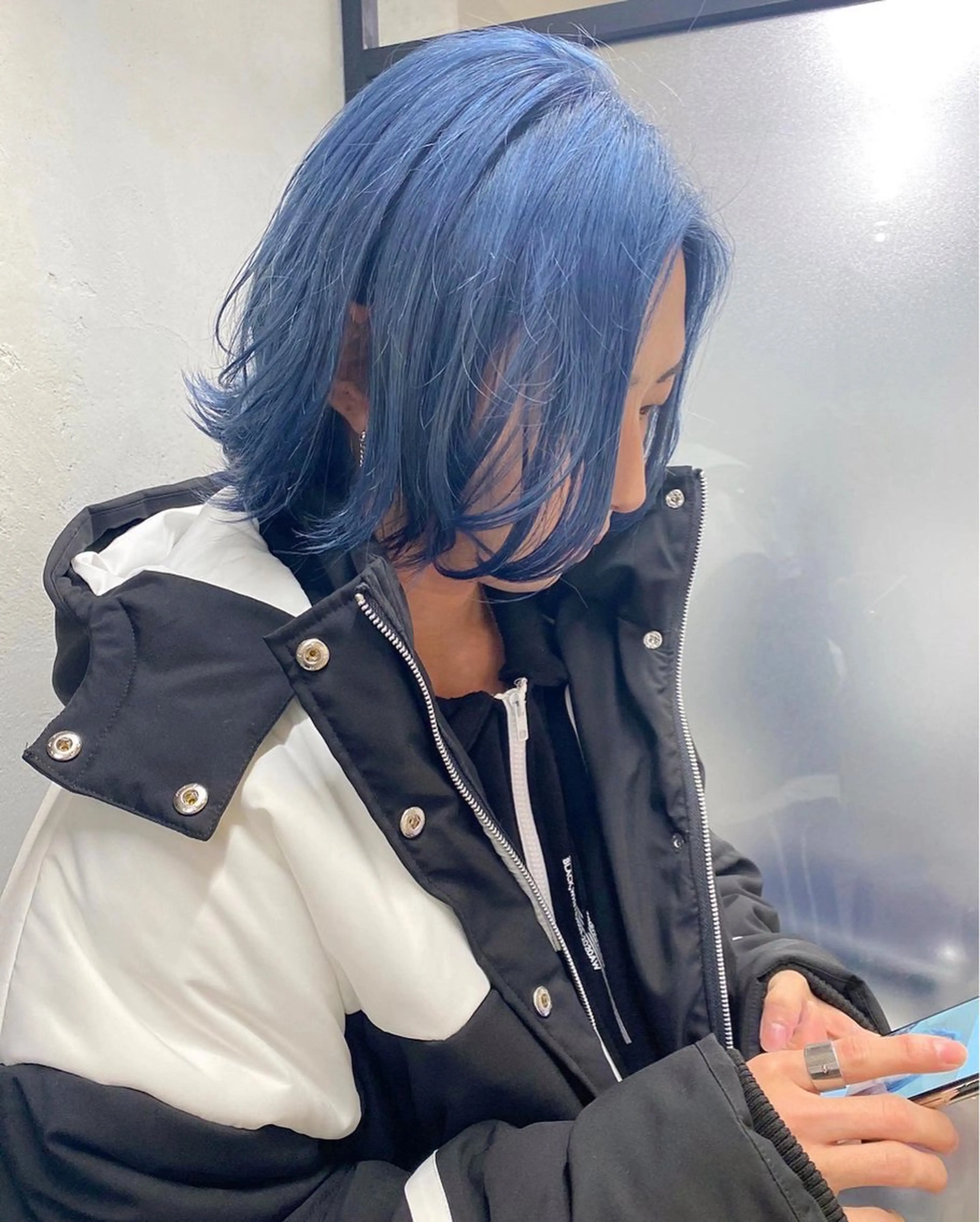 カラー パーマ メンズ アップバング センターパート マッシュ メンズパーマ スパイキーショート カット ヘアカラー ヘアセット 【池袋/スパイキー ショート】ⓝⓘⓜⓤのヘアスタイル