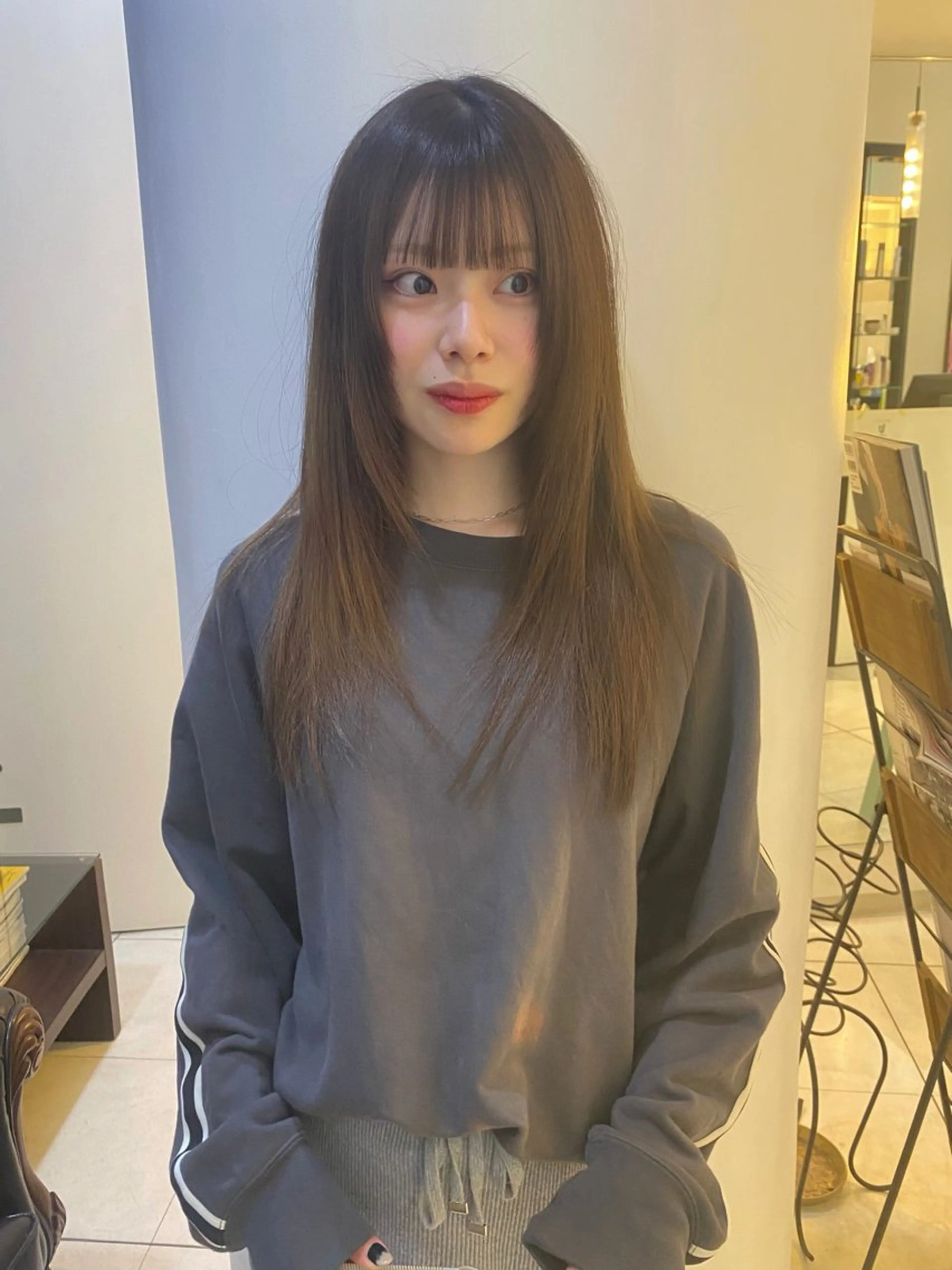 ロング カラー パーマ カット ヘアカラー 縮毛矯正 トリートメント mai / linoah˚✧のヘアスタイル