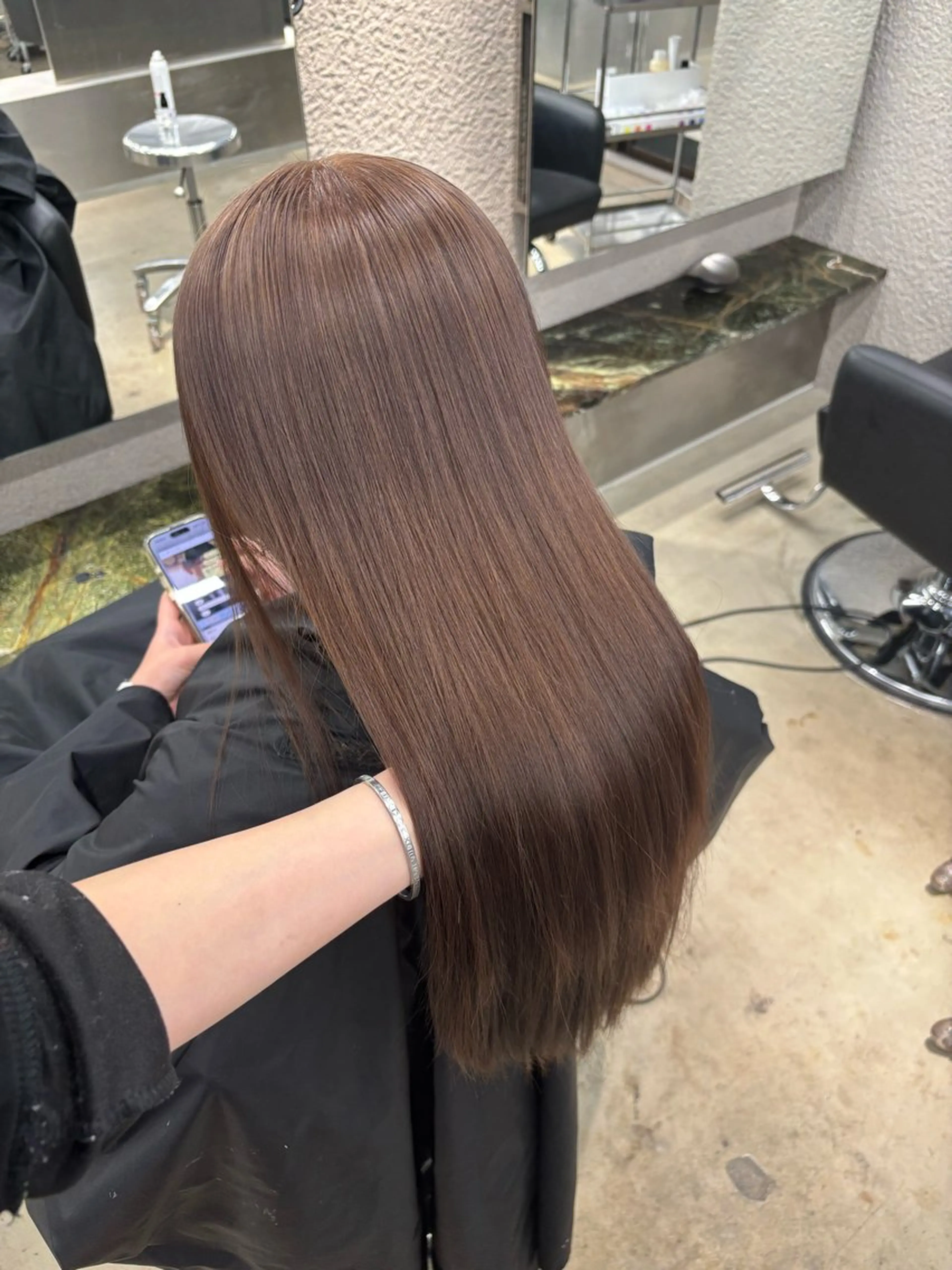 カラー PELE sakae みあのヘアスタイル