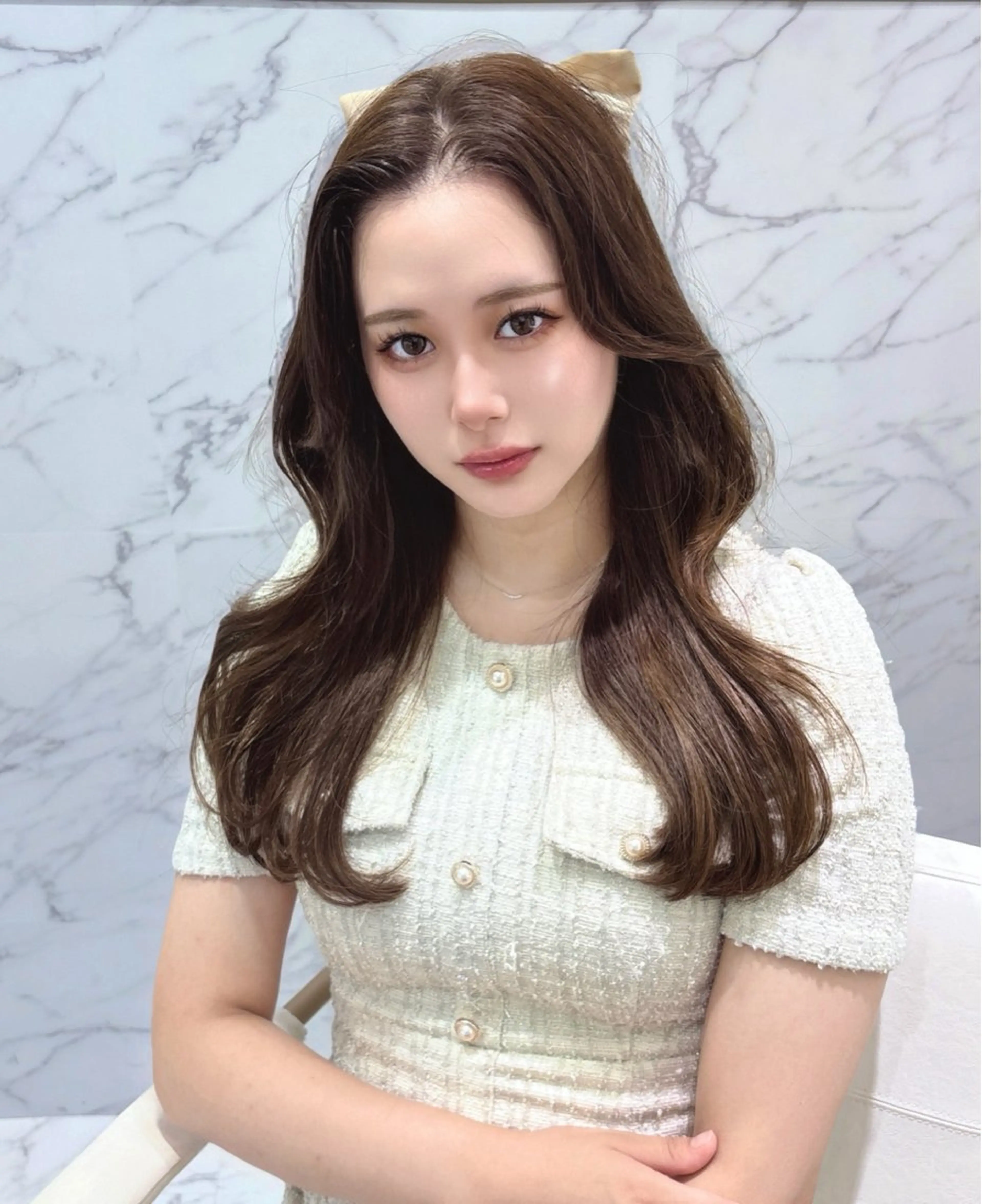 ロング カラー カット ParveMix🎀 稲垣 詞葉のヘアスタイル