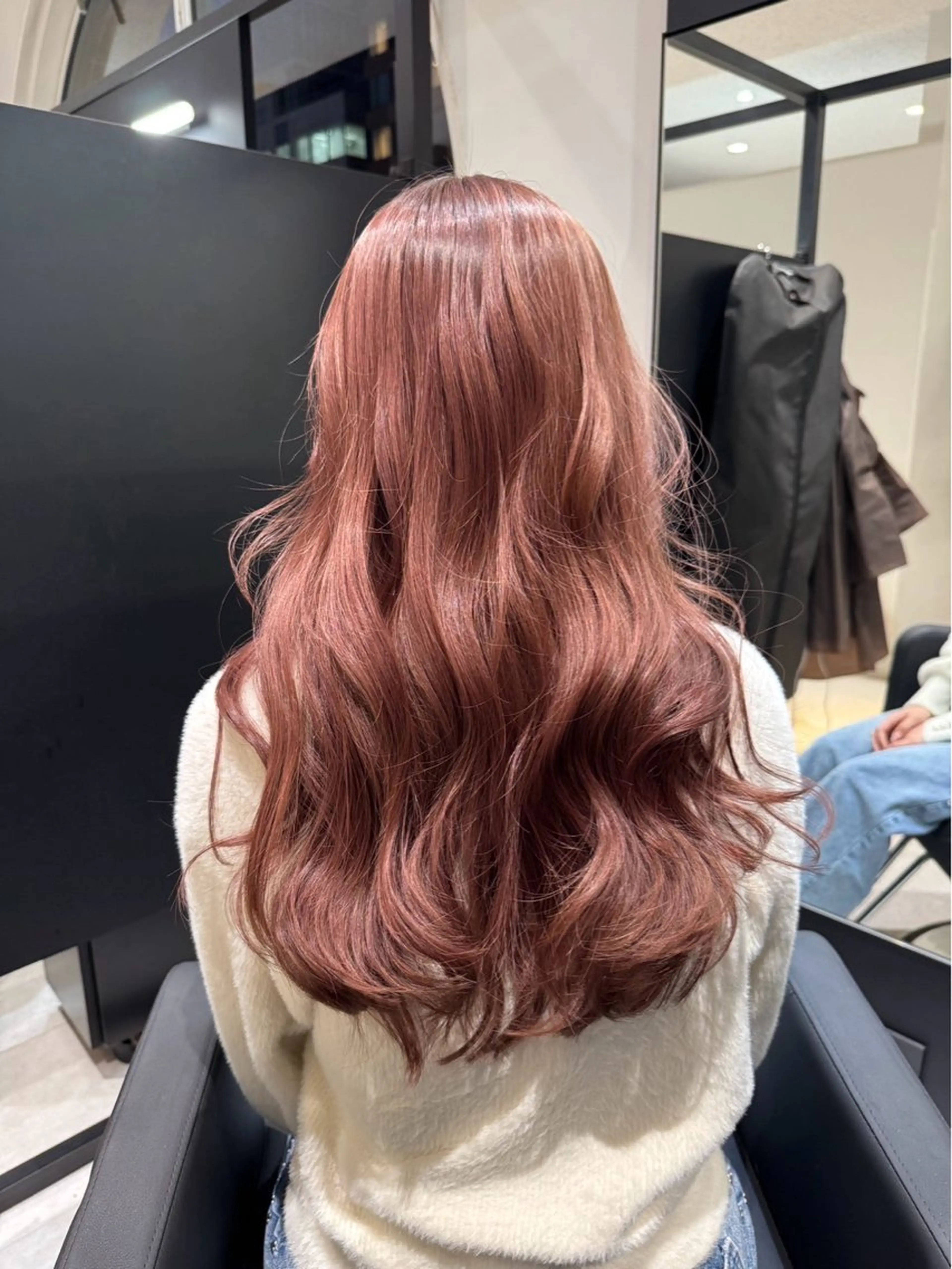ロング カラー ヘアカラー 韓国風スタイル 北田陸斗のヘアスタイル