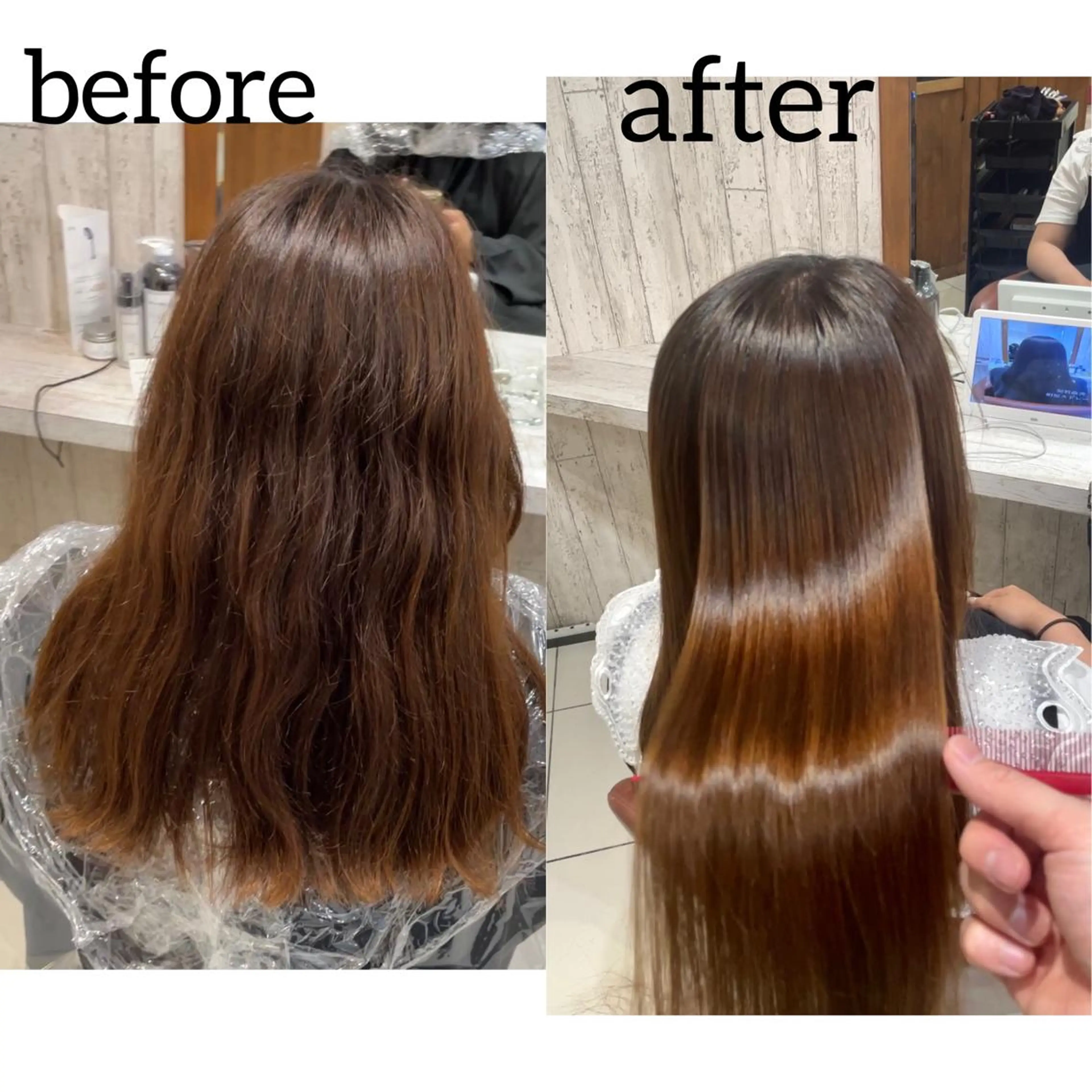 ロング カット 縮毛矯正 トリートメント 🌫️縮毛矯正/髪質 改善/ゆずる🌫️のヘアスタイル