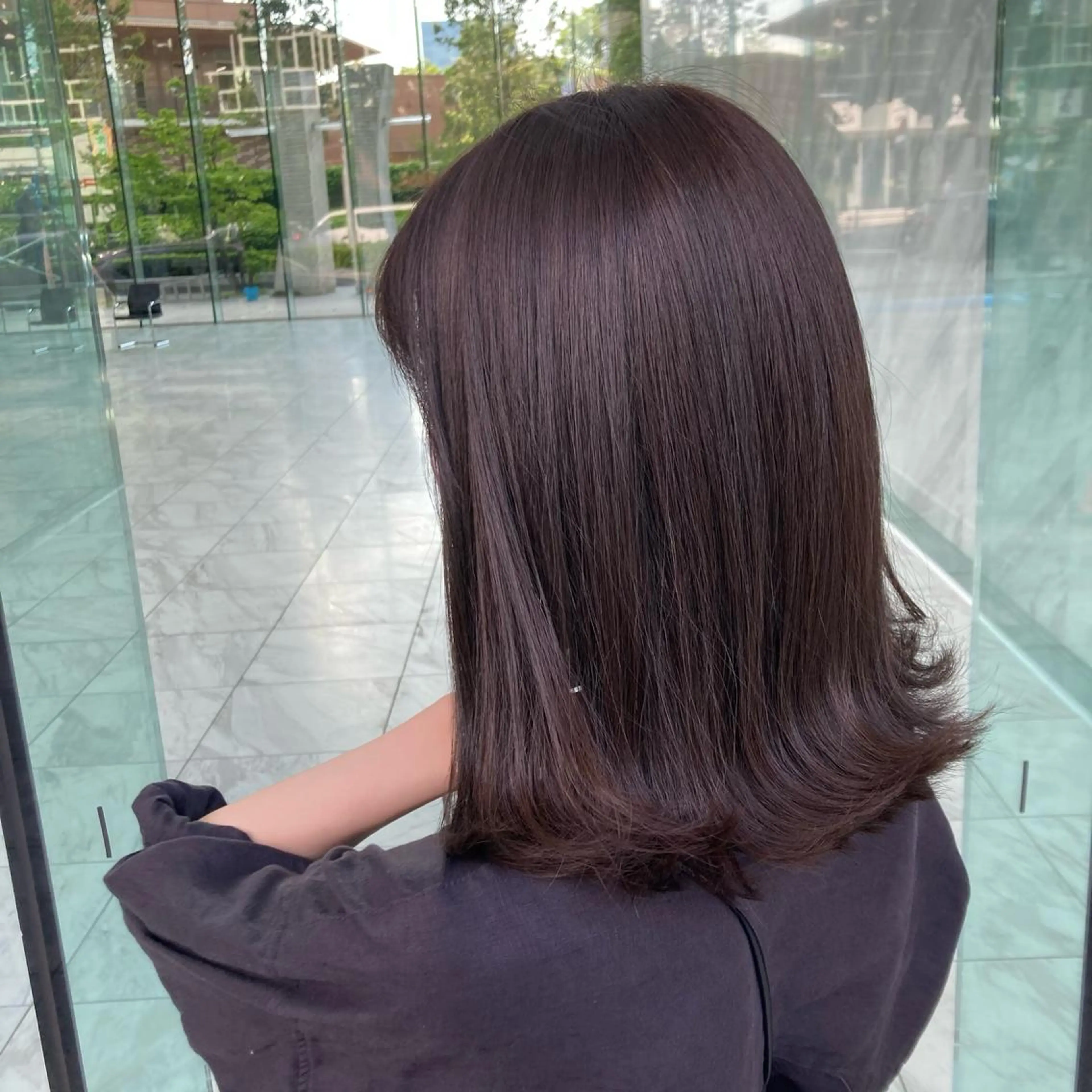 ミディアム カラー カット ヘアカラー トリートメント GO TODAY SHAIRE SALON原宿vita店舗所属・💖ブリーチなし透明 感💖ASAHIのヘアスタイル