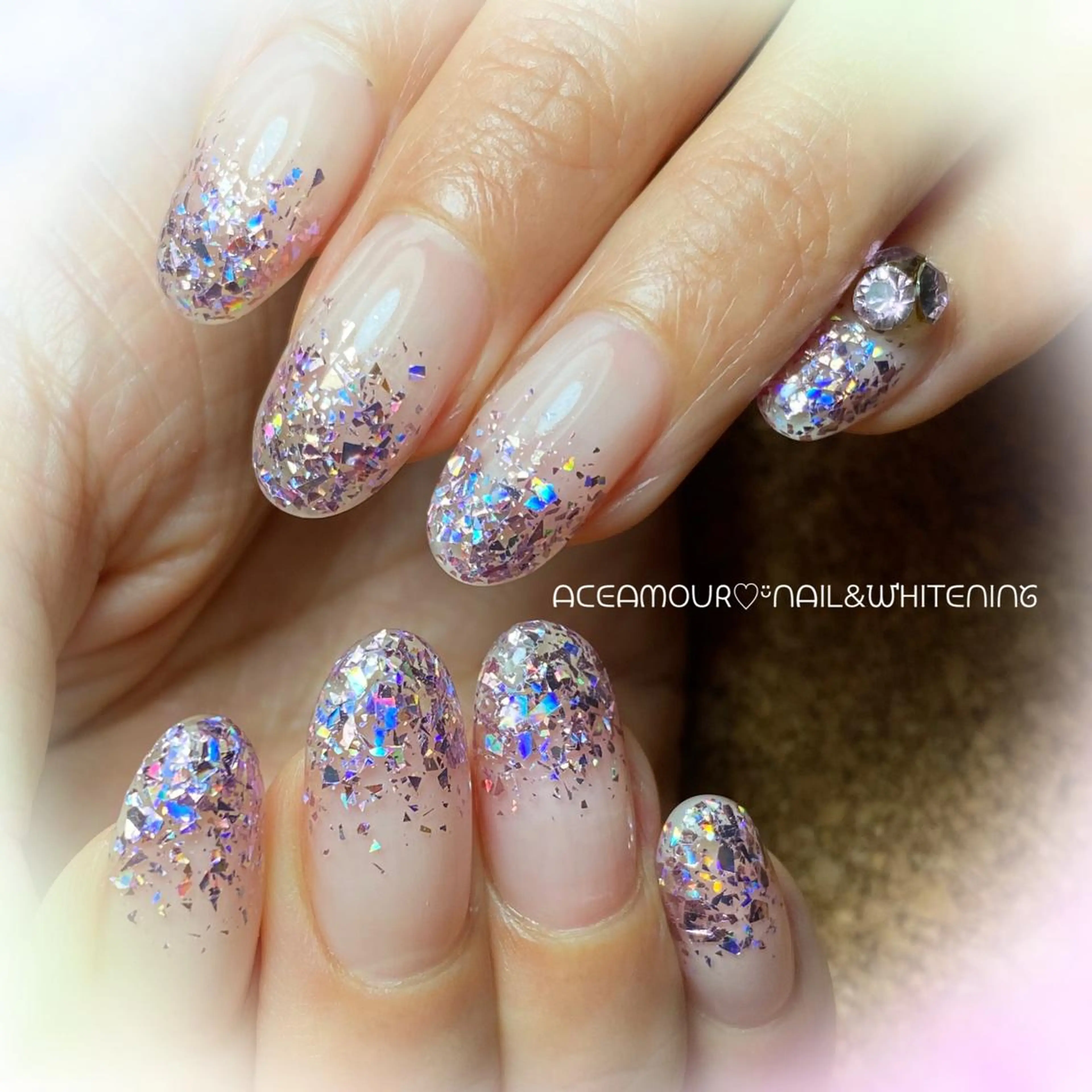 ネイル ネイル/耳つぼ /新ホワイトニングのネイルデザイン