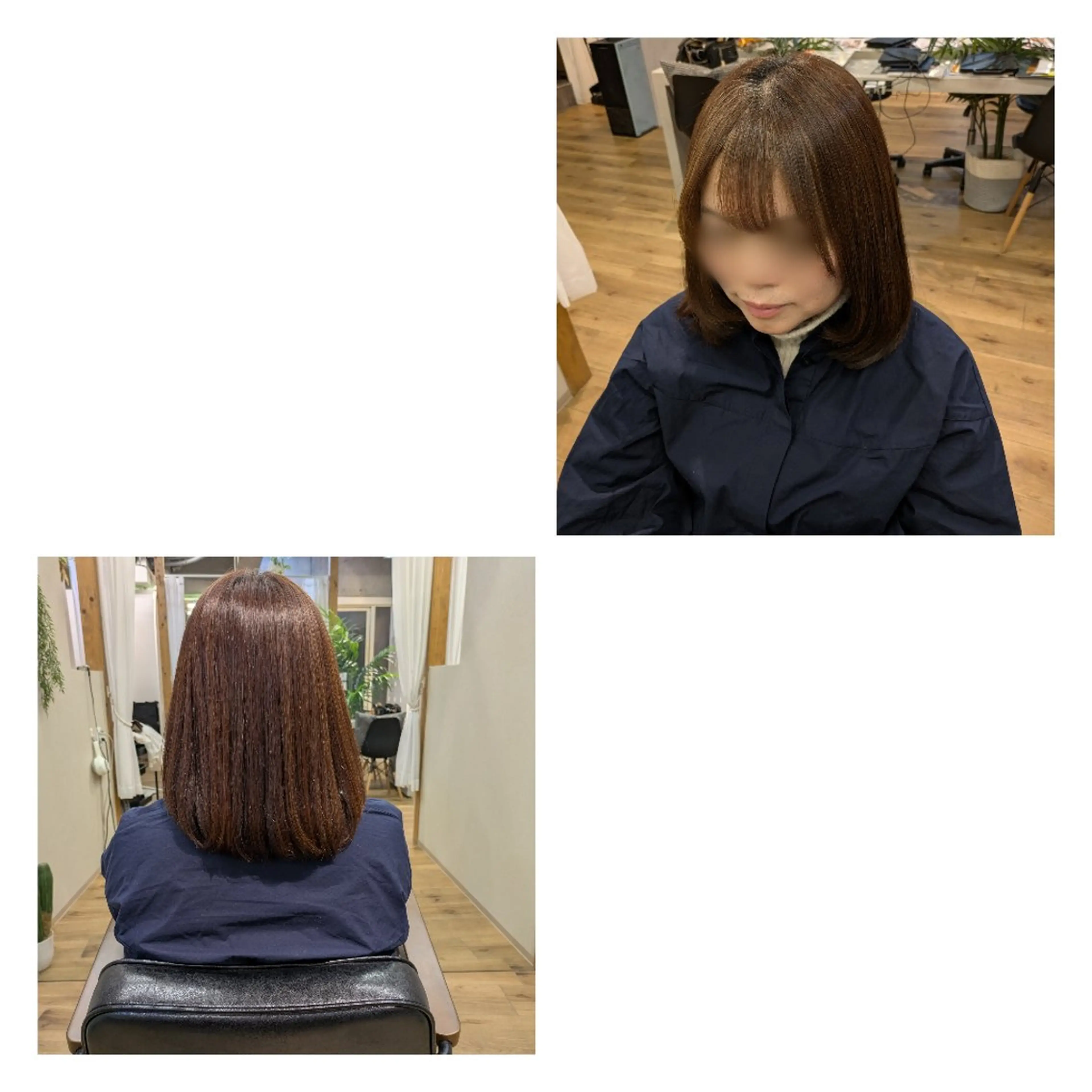 ミディアム 顔まわりレイヤー 顔周りカット レイヤーカット カット トリートメント Cafu hair Tachi所属・有馬 葵のヘアスタイル