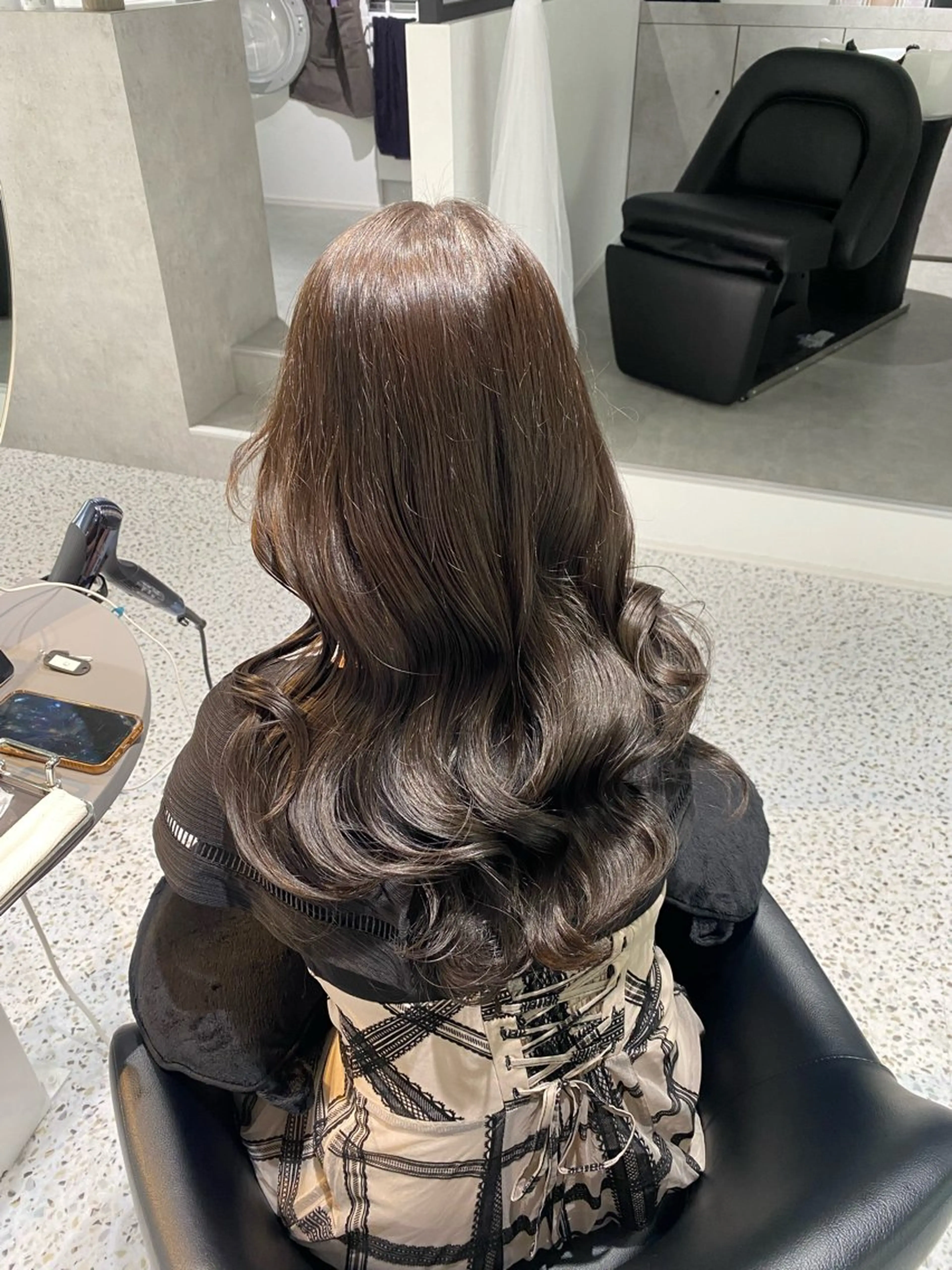 ミディアム カラー パーマ ヘアアレンジ メンズ キッズ グレージュ カット ヘアカラー Lumo所属・💖横浜ブリーチなし 💖MIHOのヘアスタイル