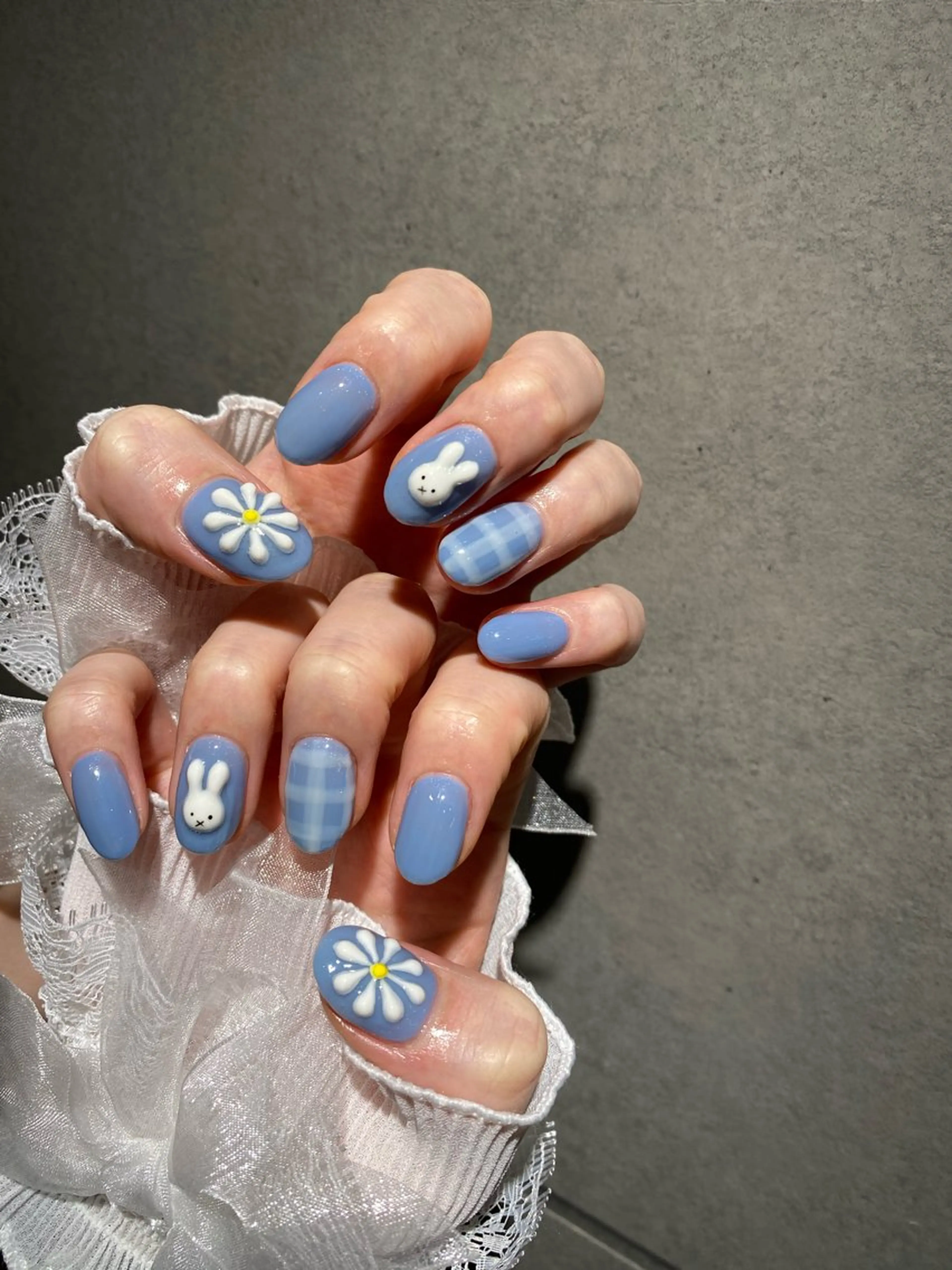 ネイル I-nailロング /ワンホン/キラキラのネイルデザイン