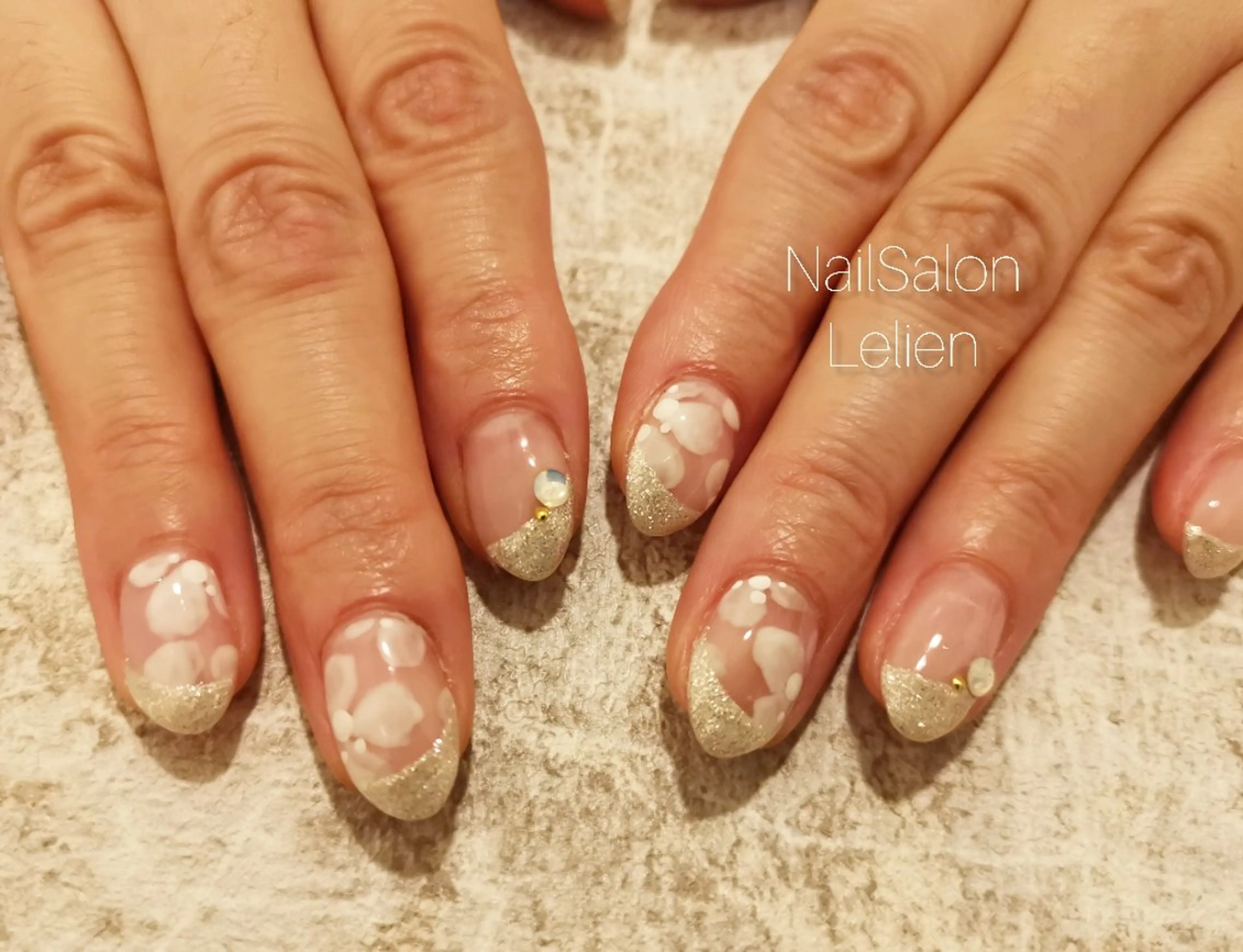 ネイル フレンチネイル 人気エリア💖完全個室【ルリエ】所属・ネイルサロン Lelienルリエのネイルデザイン