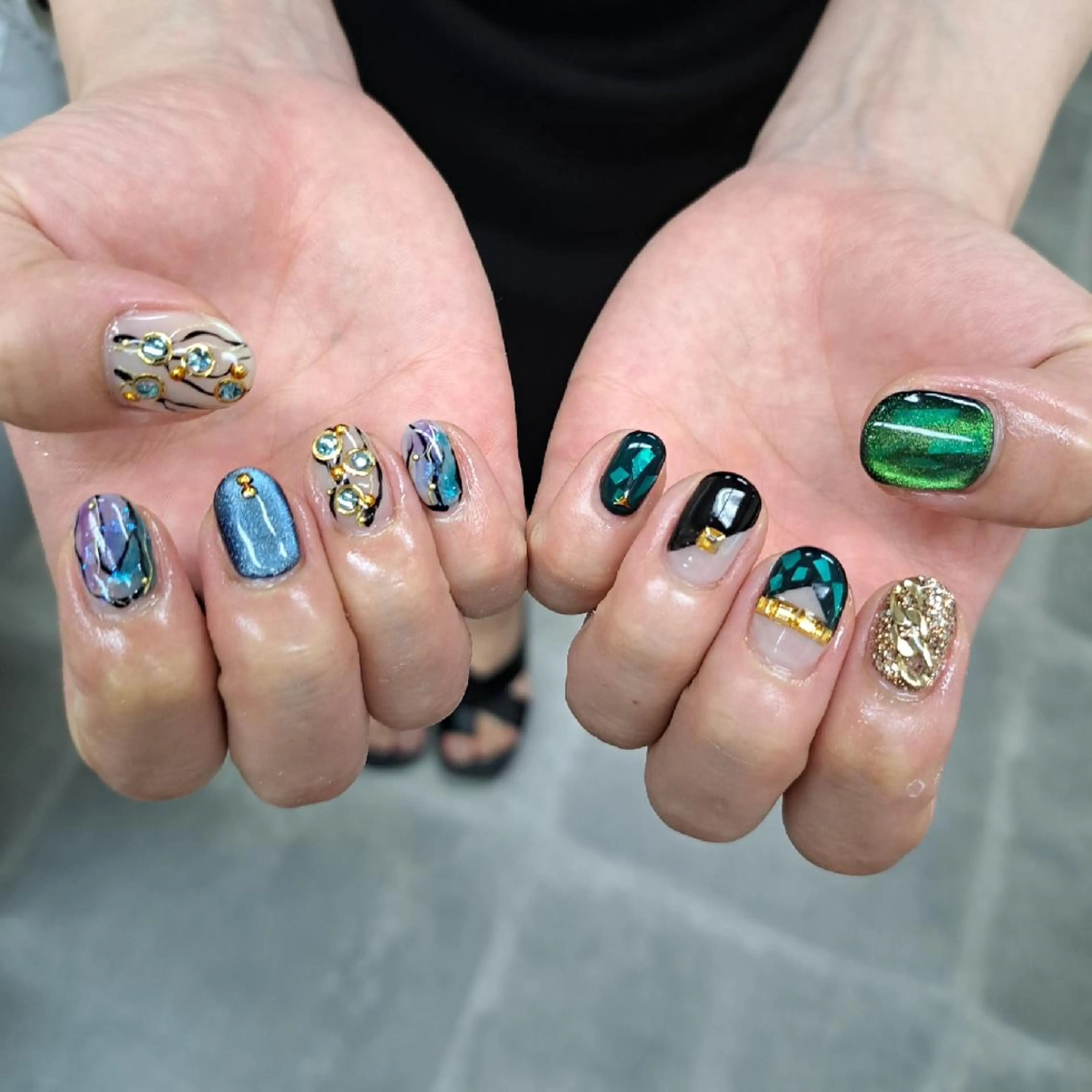 ネイル Nail mood デザイン持ち込みokのネイルデザイン