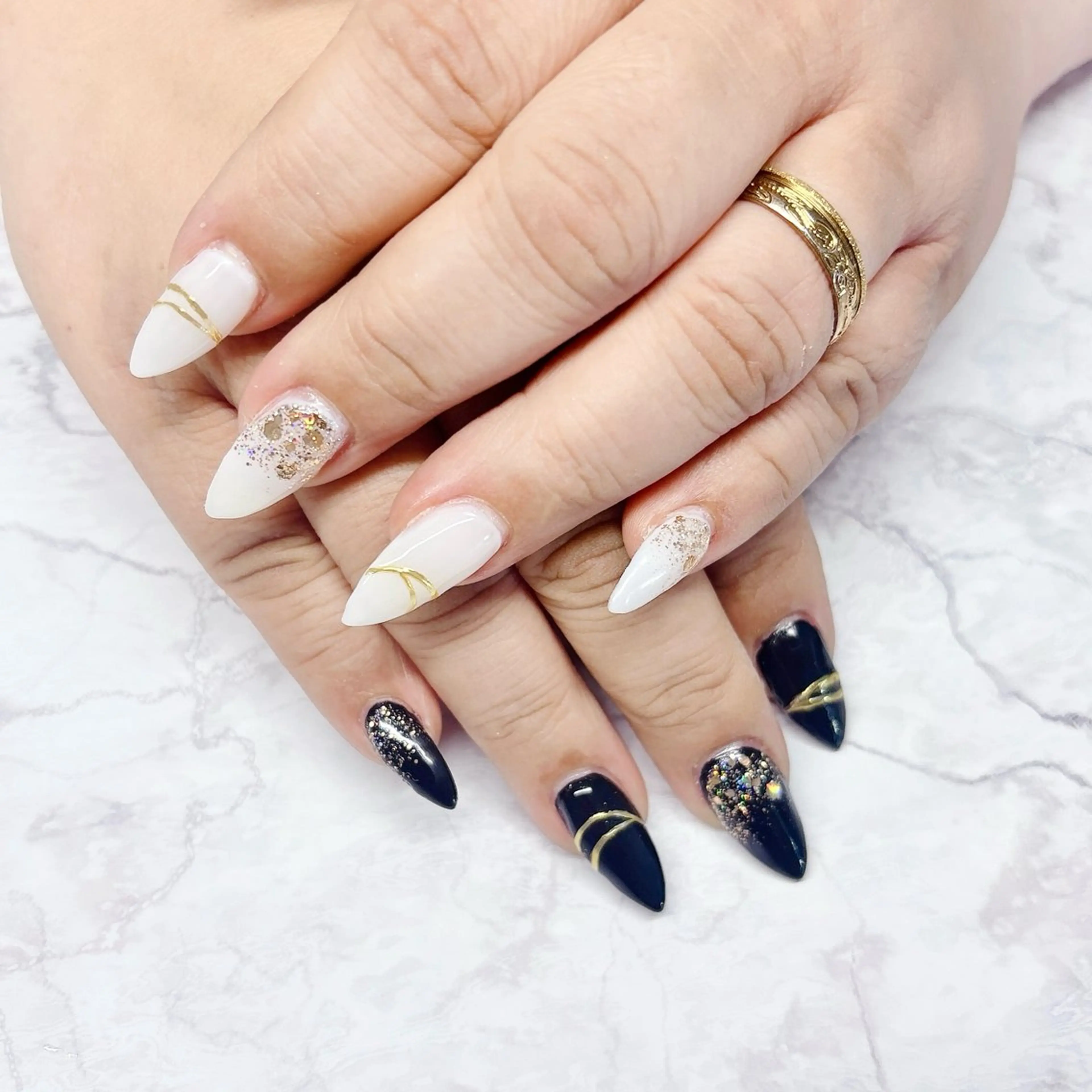 ネイル ラメ(グリッター) ラメグラデーション MYu Beauty Salon  MAIのネイルデザイン