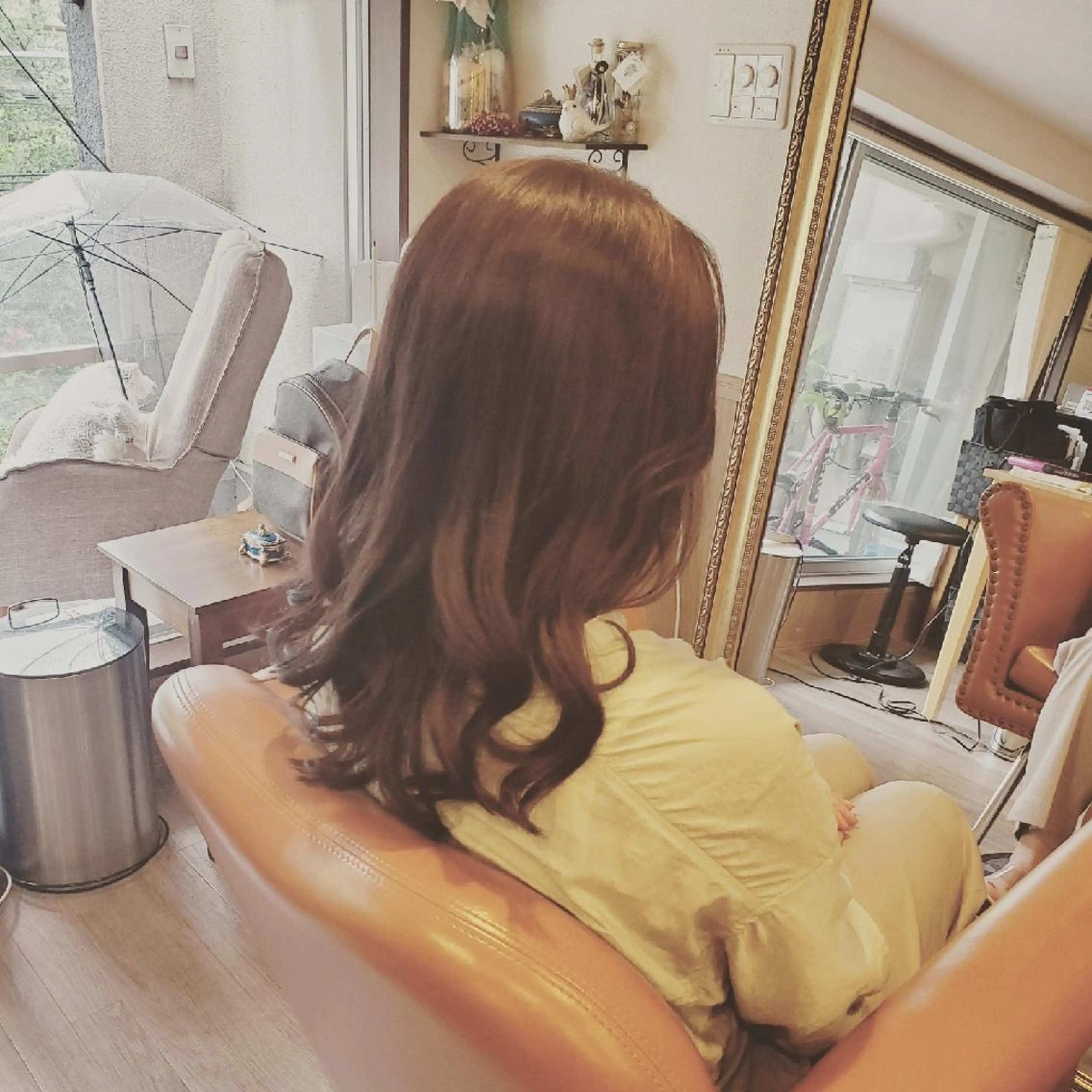 ロング カラー アディクシーカラー ブリーチ イルミナカラー 外国人風カラー トリートメント カット ヘアカラー トリートメント spa hair  ark 富井直美のヘアスタイル