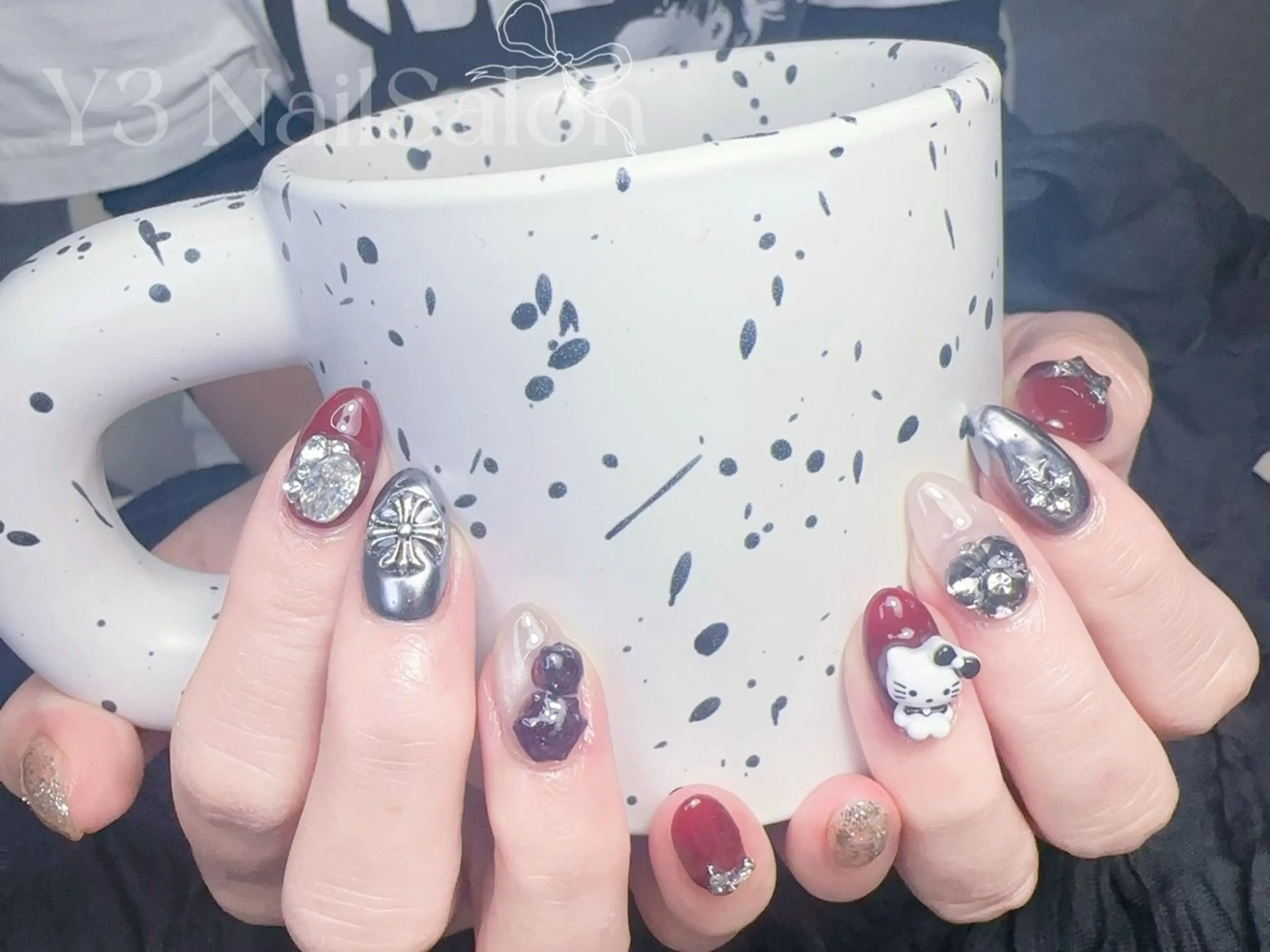 ネイル ジェルネイル ハンドネイル Y3 NailSalonのネイルデザイン