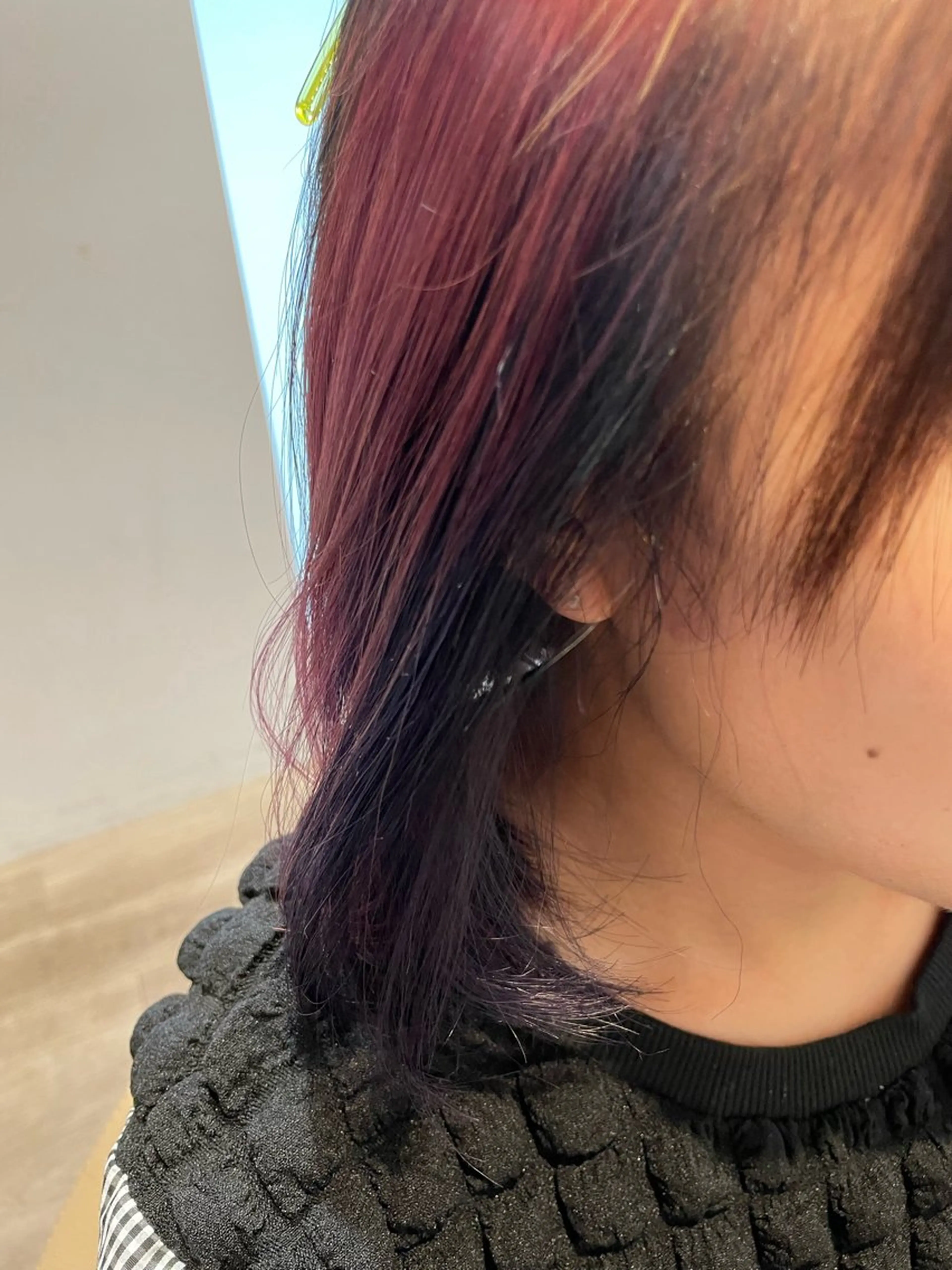 ミディアム カット ヘアカラー 縮毛矯正×髪質改善× 艶髪カラー 小笠原躍のヘアスタイル