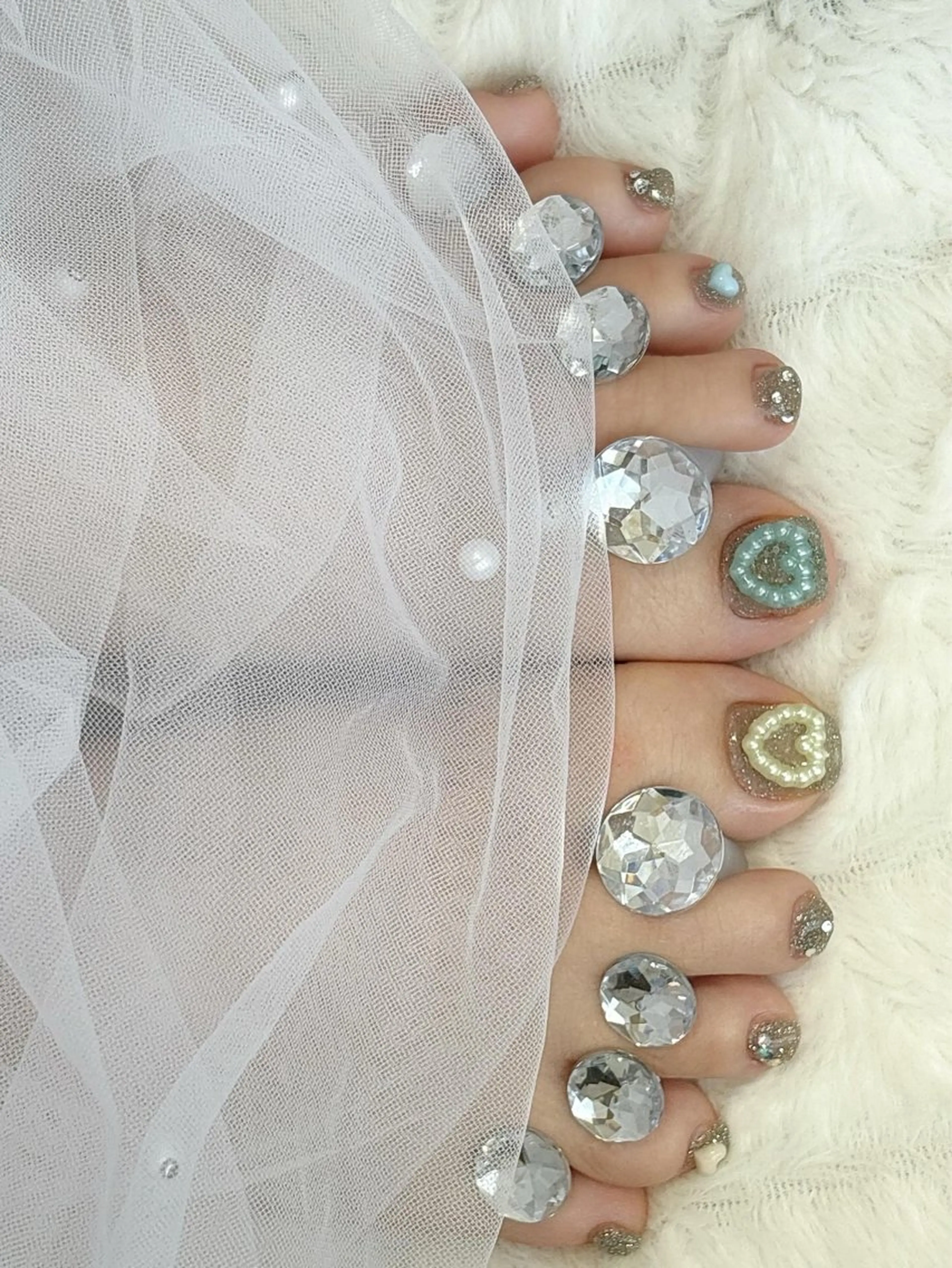 ネイル フラッシュネイル ラメ(グリッター) nail salon はるりのネイルデザイン