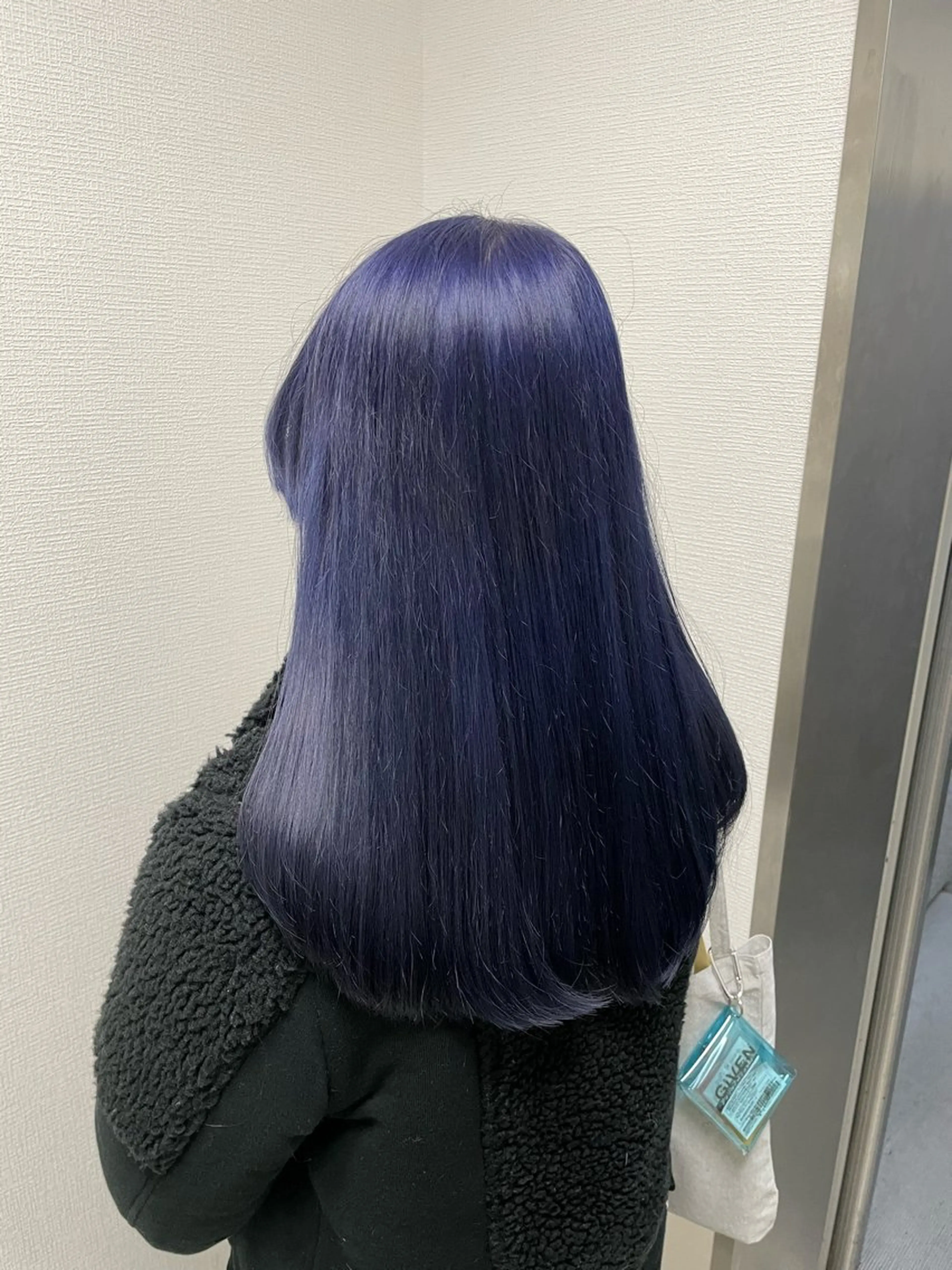 ロング カラー ブルーカラー ブルーラベンダー ラベンダーカラー ヘアカラー トリートメント ヘアセット ❄最強かわいいカラー ❄️MINA❄️のヘアスタイル