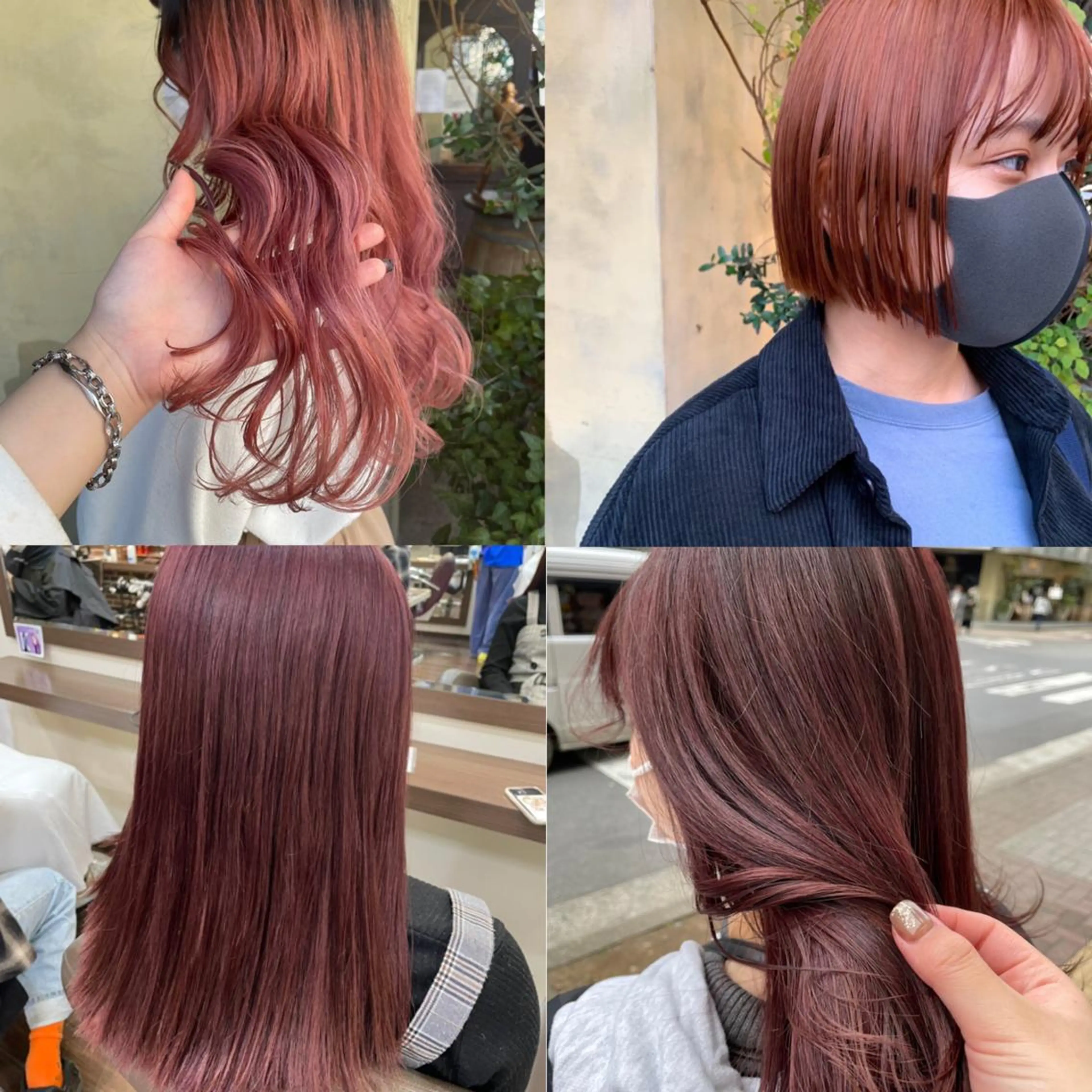 カラー ニュアンスネイル/ ボブ/まちゃこのヘアスタイル