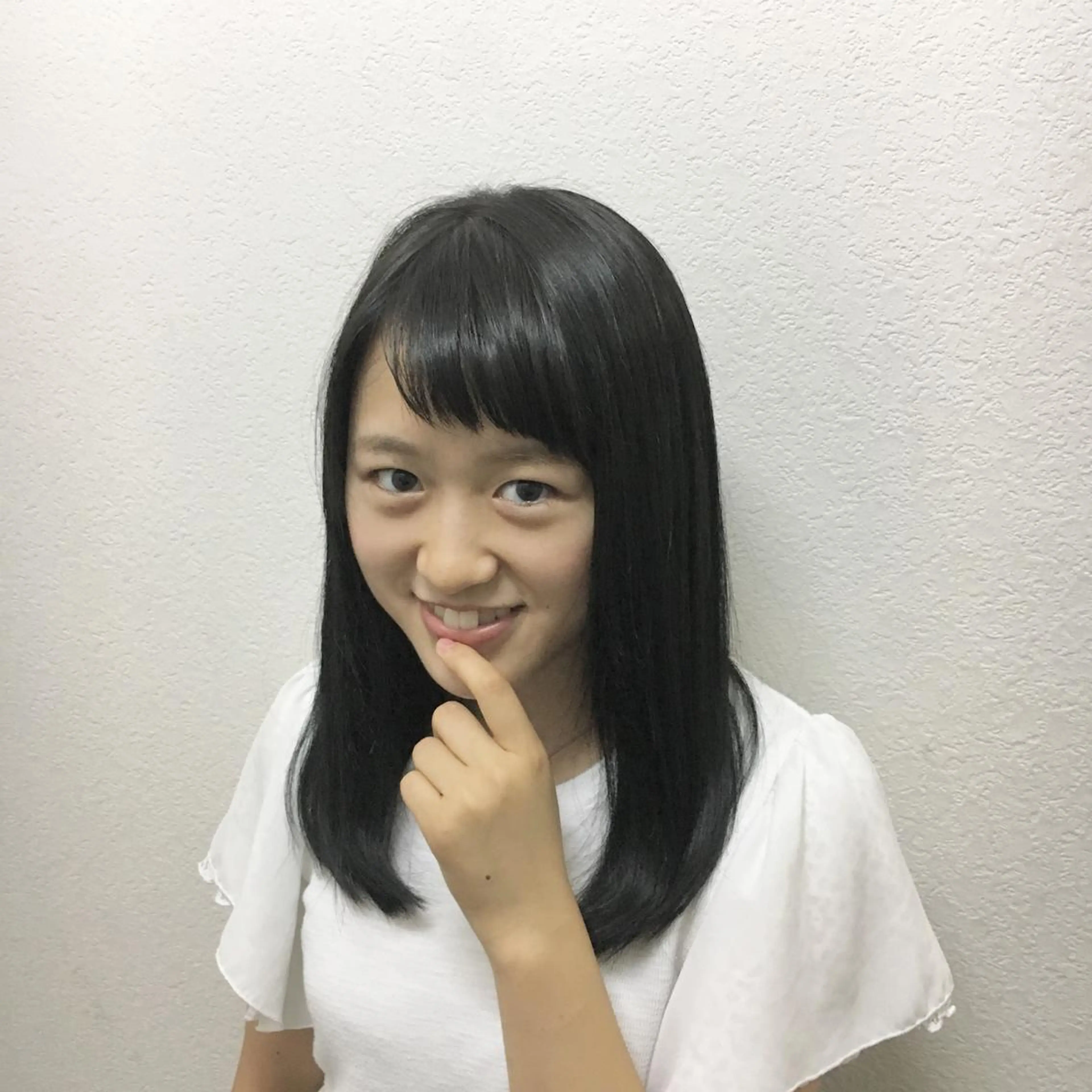 ミディアム カラー アディクシーカラー 黒髪 ナチュラルブラック トリートメント JILBLAN京都 ショート/ハイライトのヘアスタイル