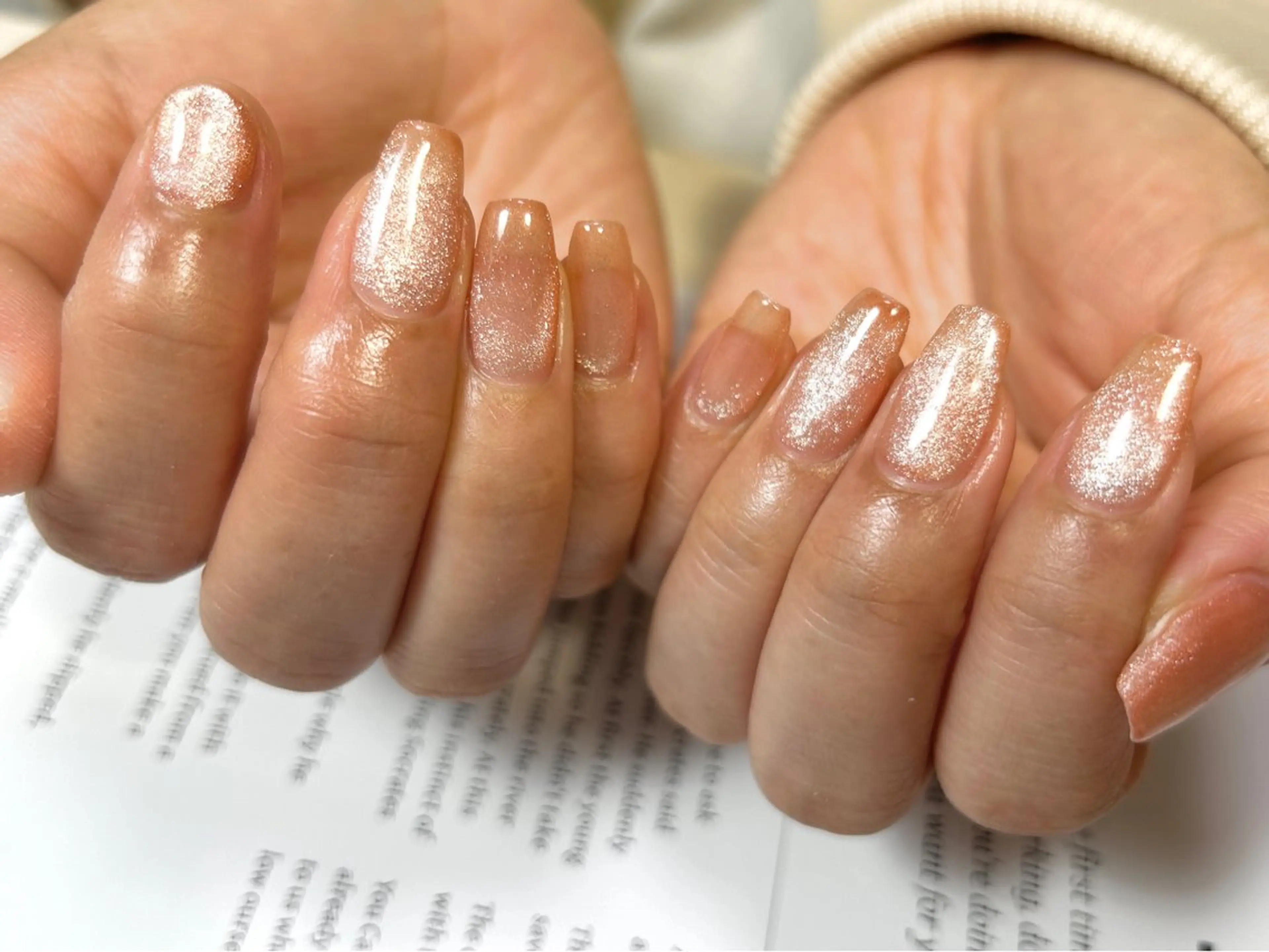 【予約時間9時半】ワンカラーor マグネットor フラッシュ(2色選択◎)+オフ(フィルイン)の写真