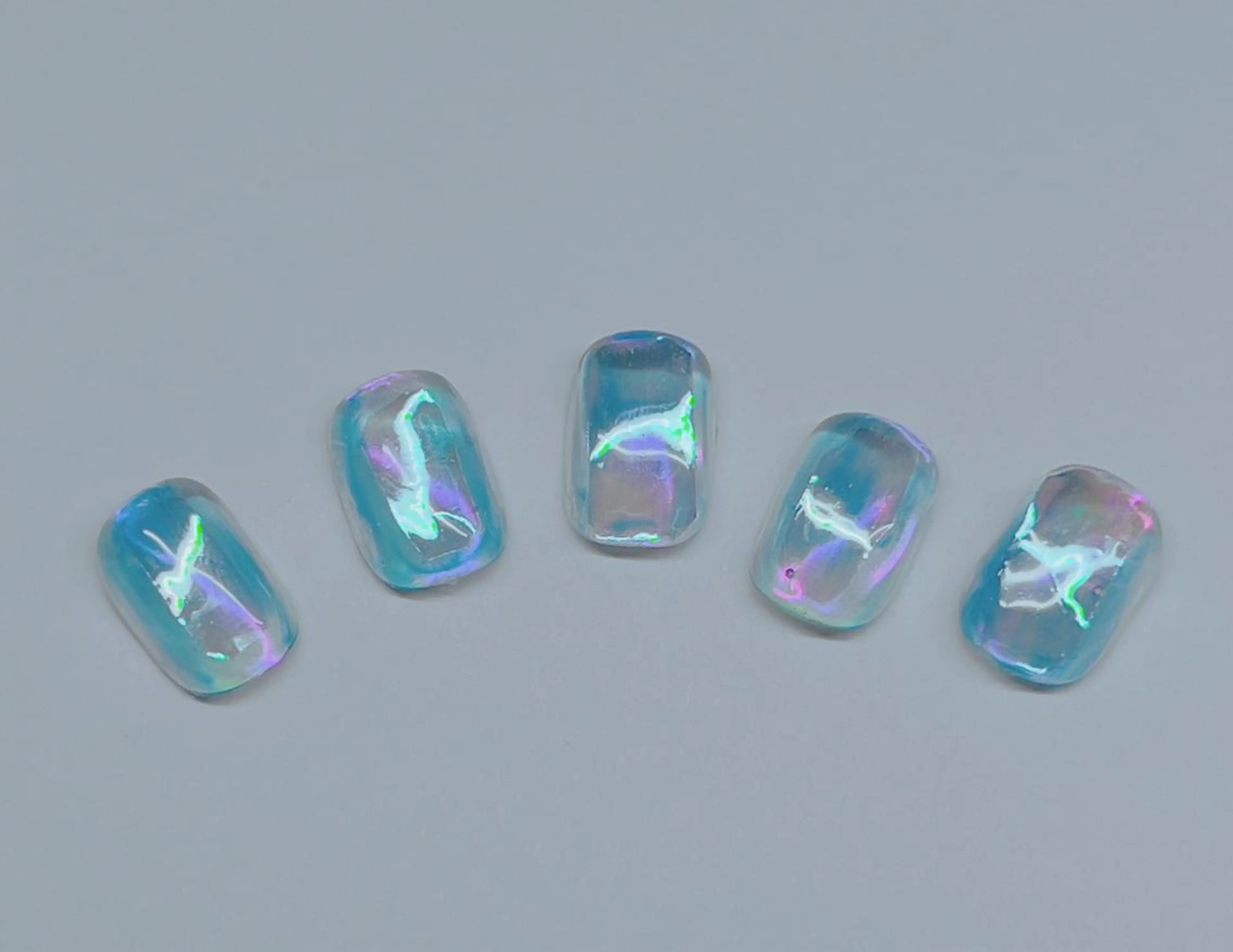 ネイル 氷ネイル・うるうるネイル lucky nail 歌舞伎町のネイルデザイン