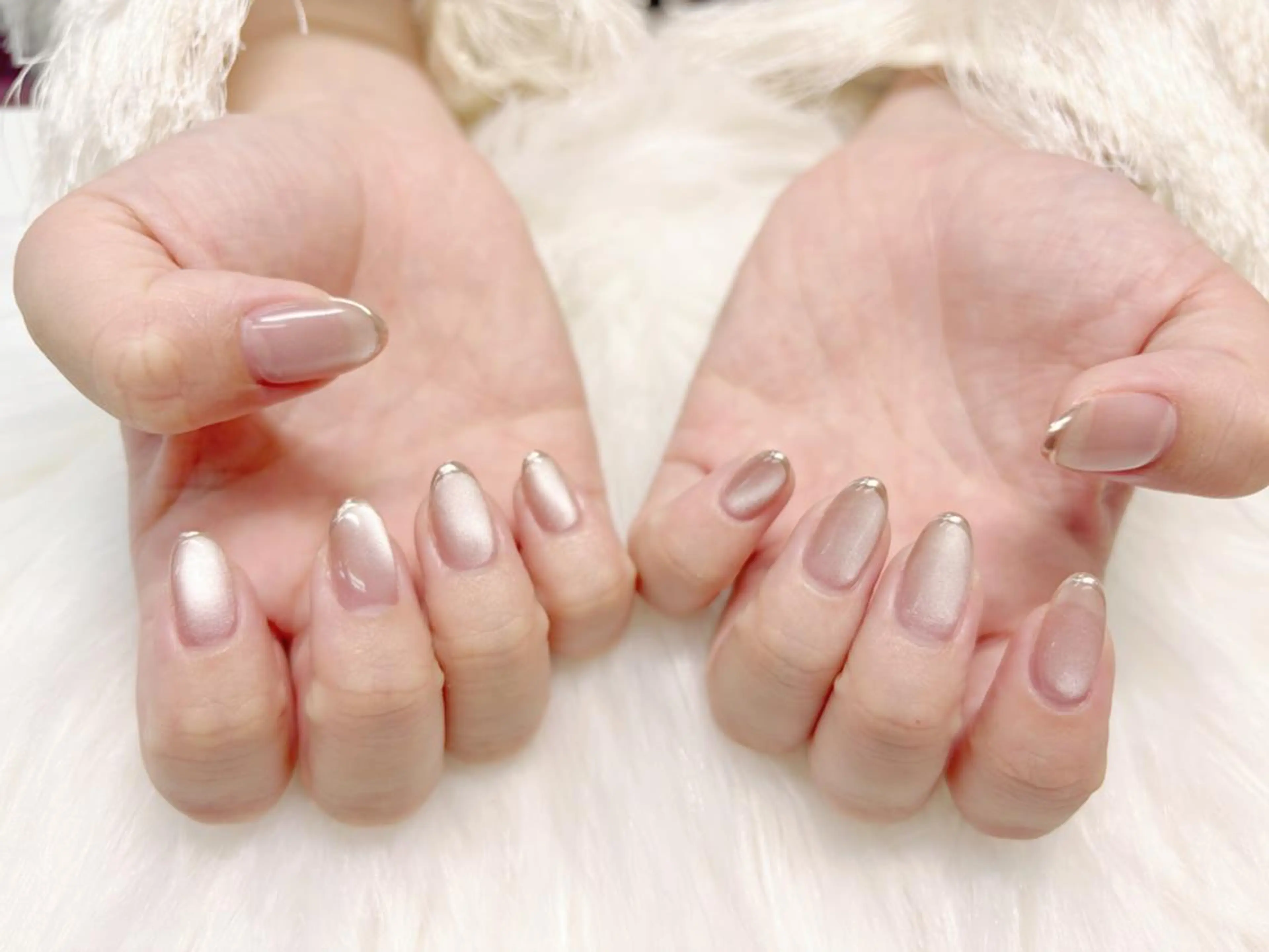 ネイル 長さ出し ジェルネイル 持ち込み パラジェル 春ネイル ハンドネイル リラネイル すみれのネイルデザイン