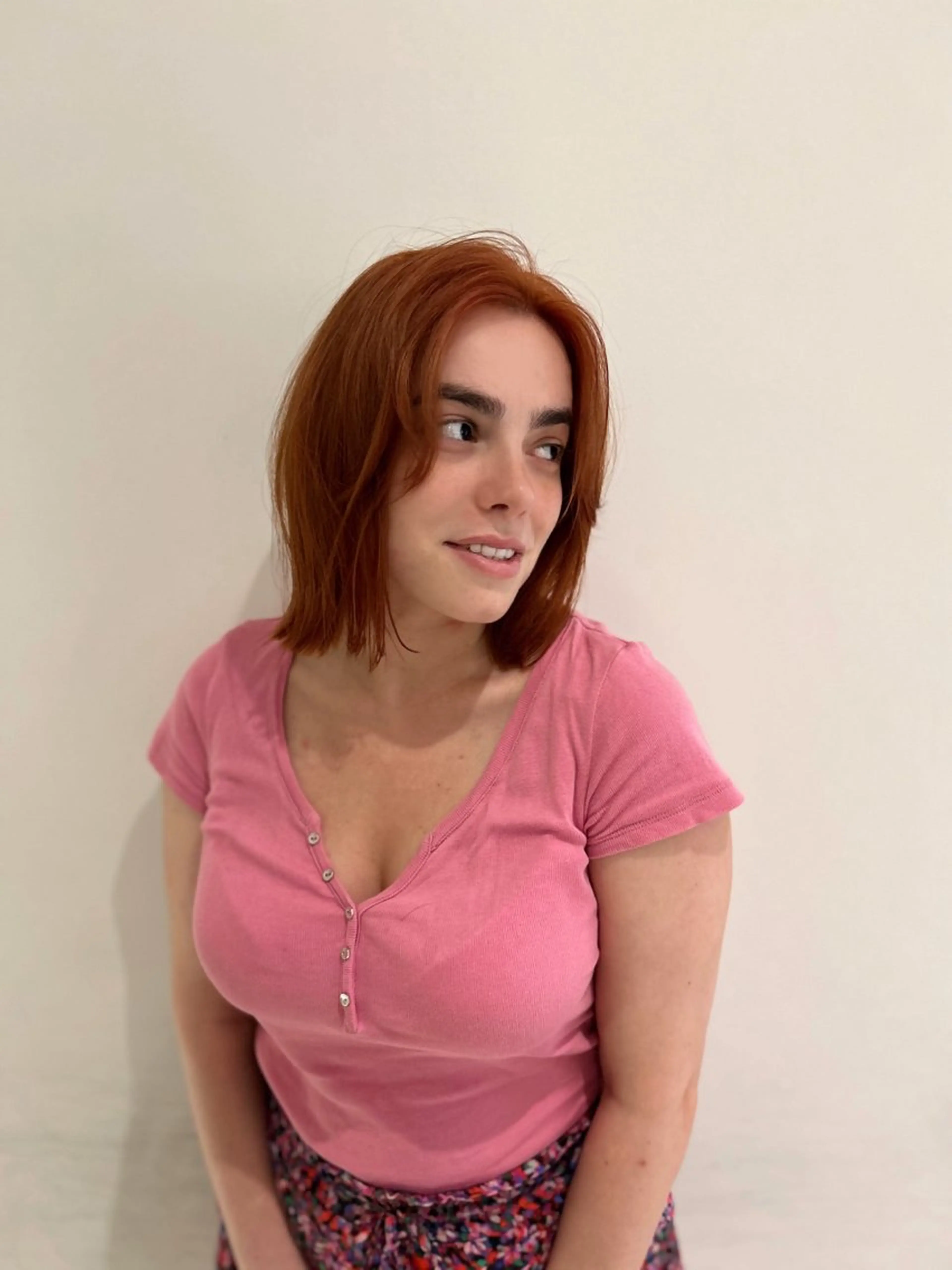 ミディアム カラー ブリーチ はな ∕カットモデル募集中のヘアスタイル