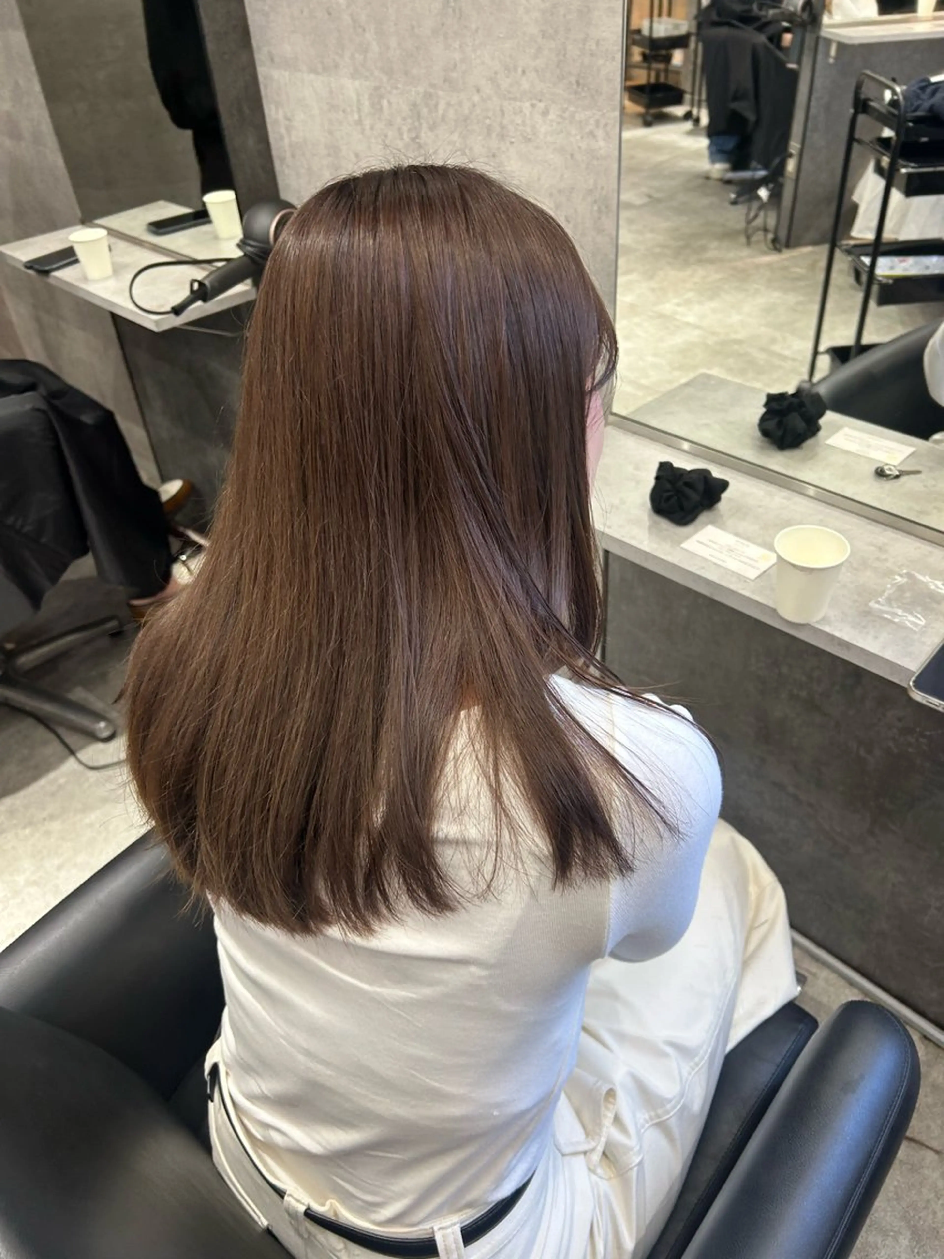 セミロング カラー カット 外国人風ヘア/ 髪質改善/ayacaのヘアスタイル