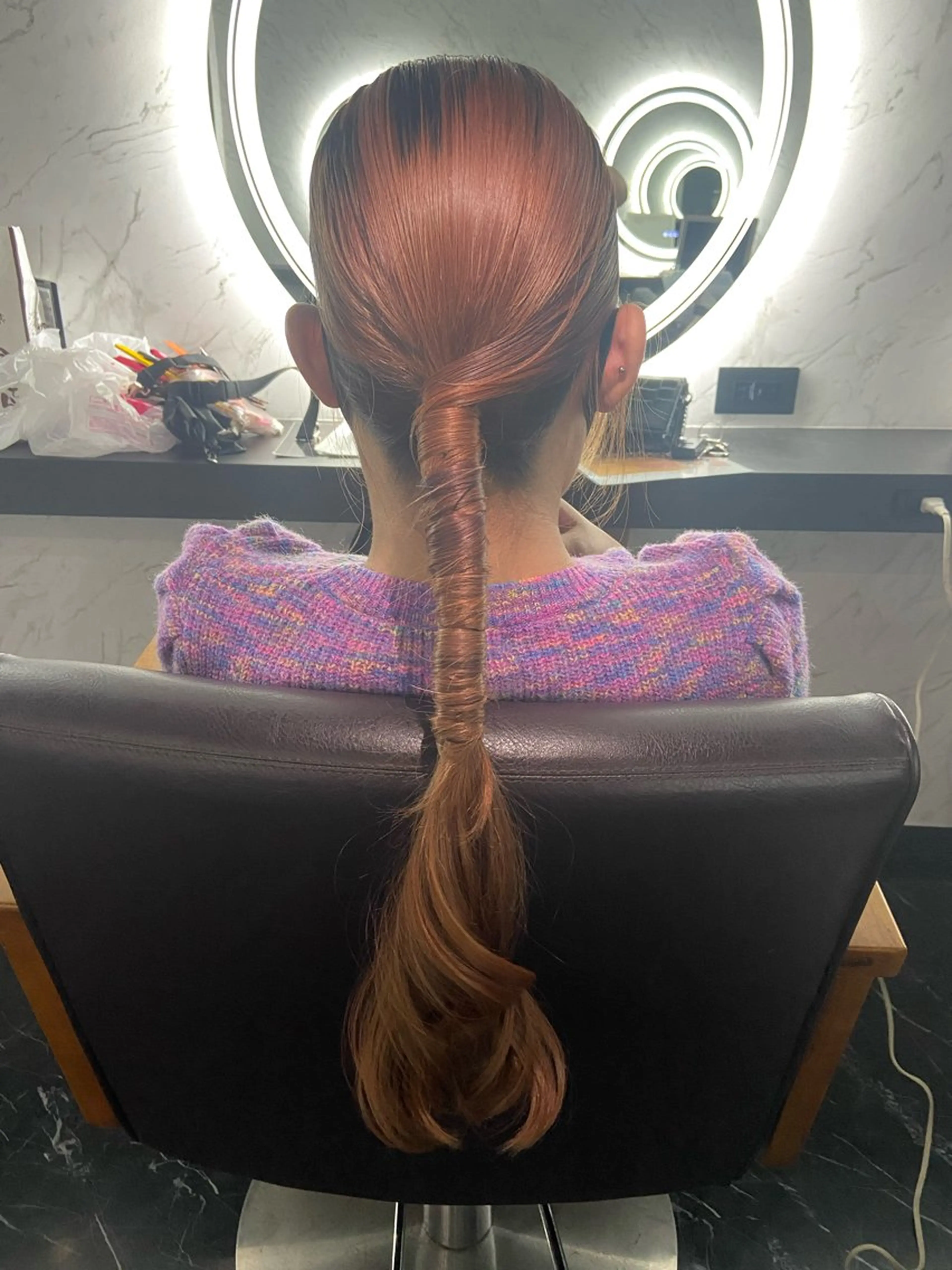 ロング ヘアアレンジ 籾木 美優のヘアスタイル