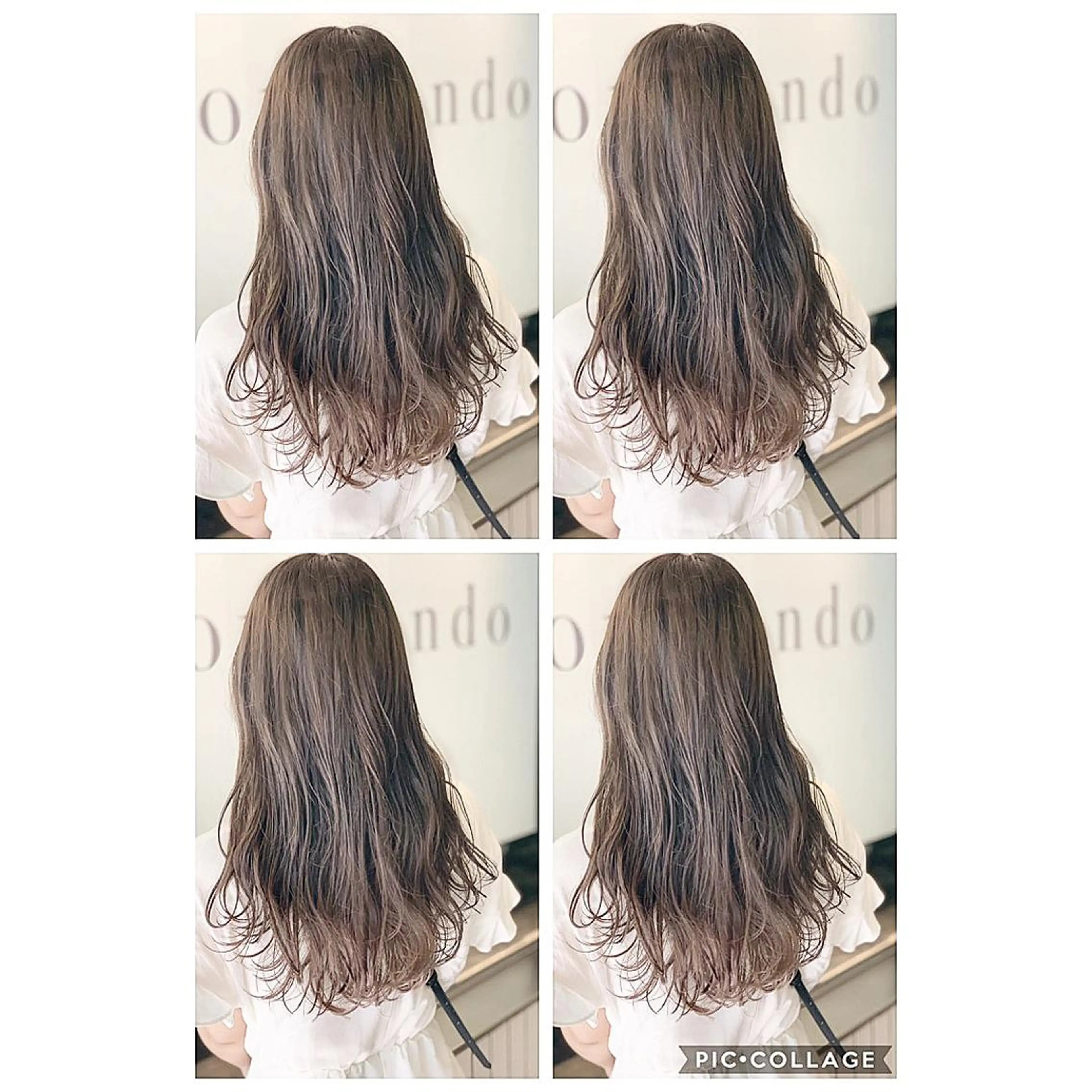 ロング 元重 宣博のヘアスタイル