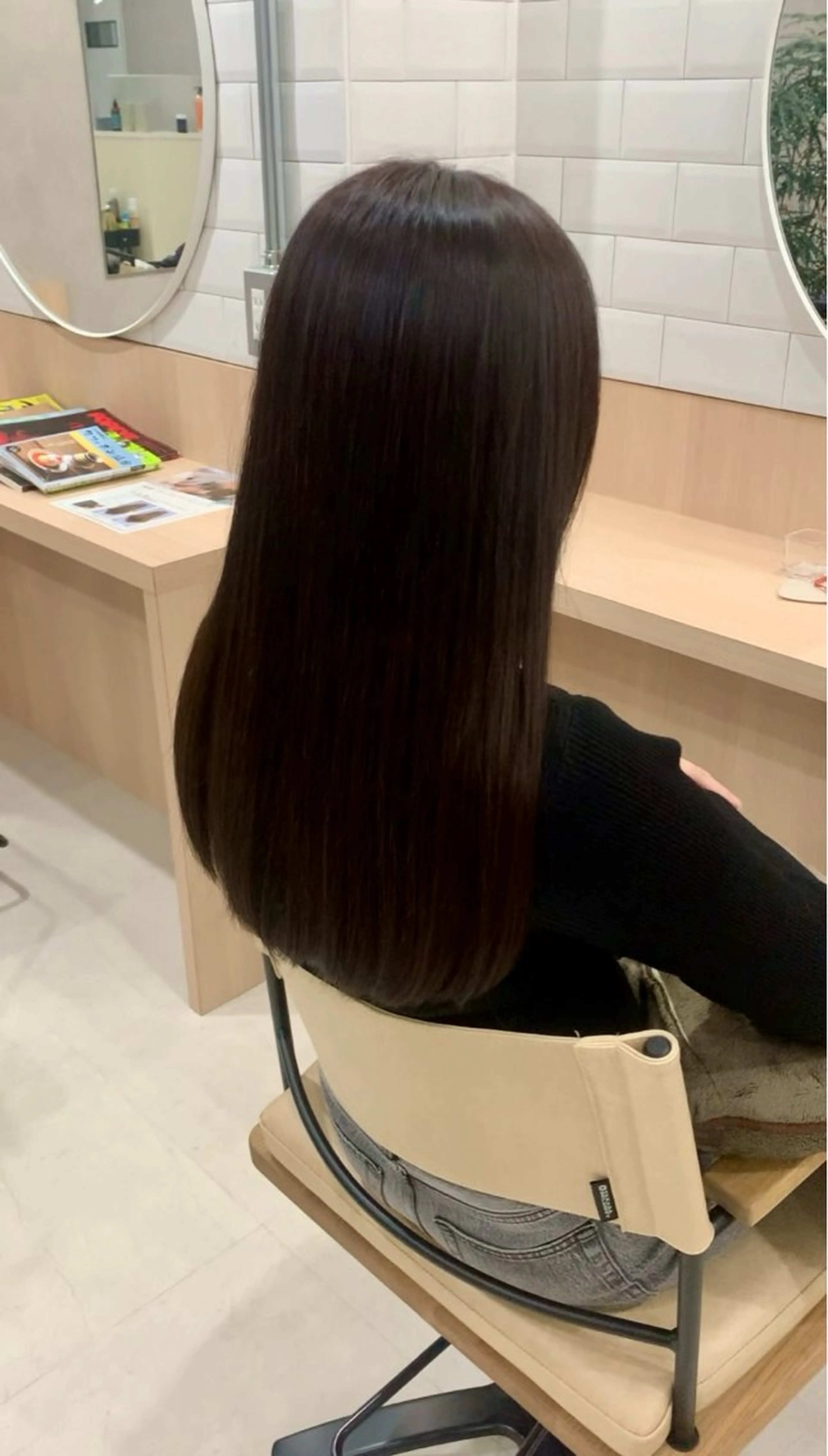 ロング カラー 田中 怜菜のヘアスタイル